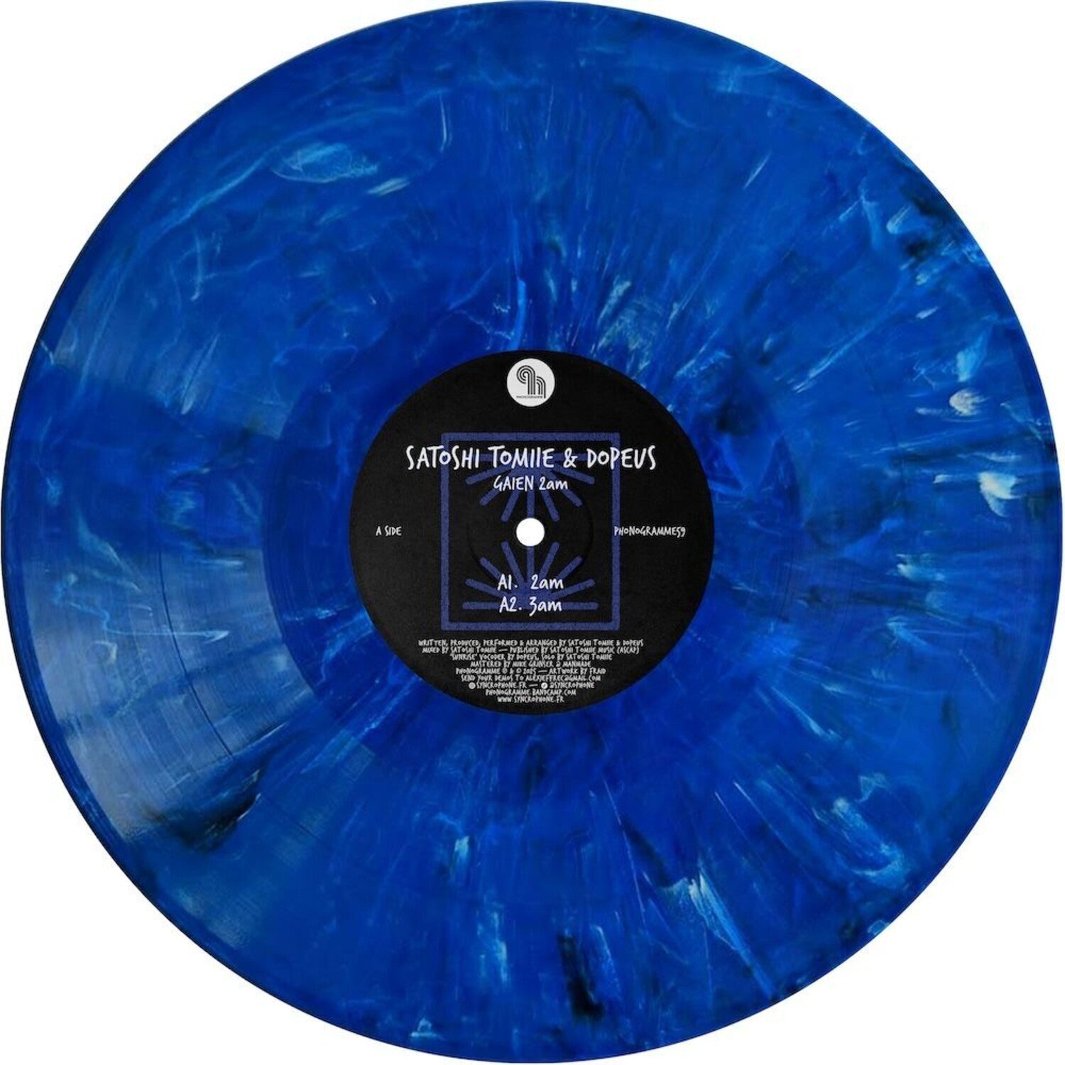 Satoshi Tomiie & Dopeus - Gaien 2am (Blue Vinyl)