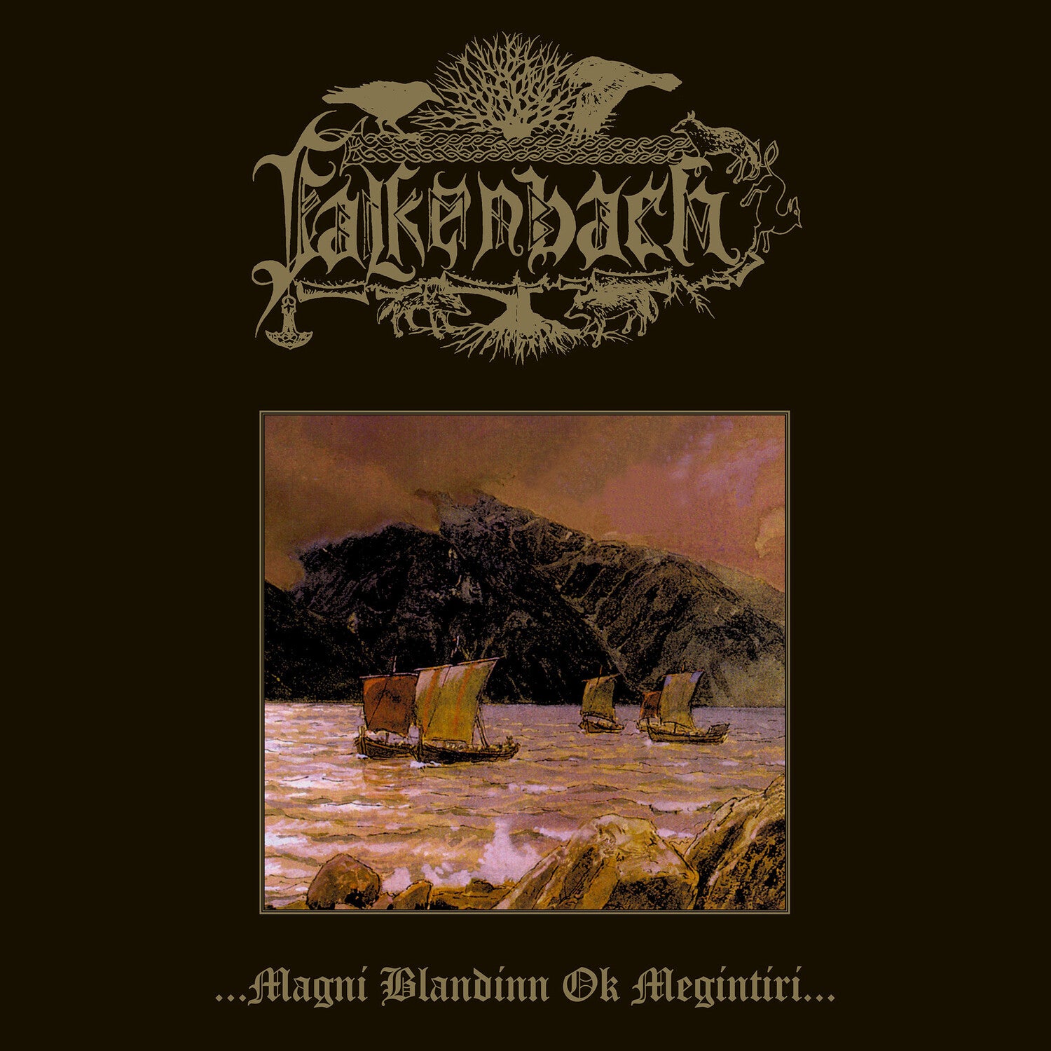 Falkenbach - Magni Blandinn Ok Megintiri - Yellow/Black (Yellow Vinyl)