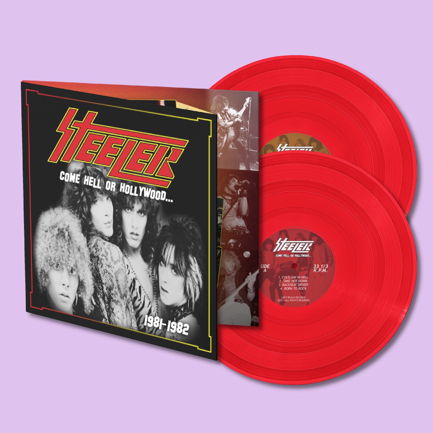Steeler - Come Hell or Hollywood 1981-1982 2xLP (Red Vinyl)