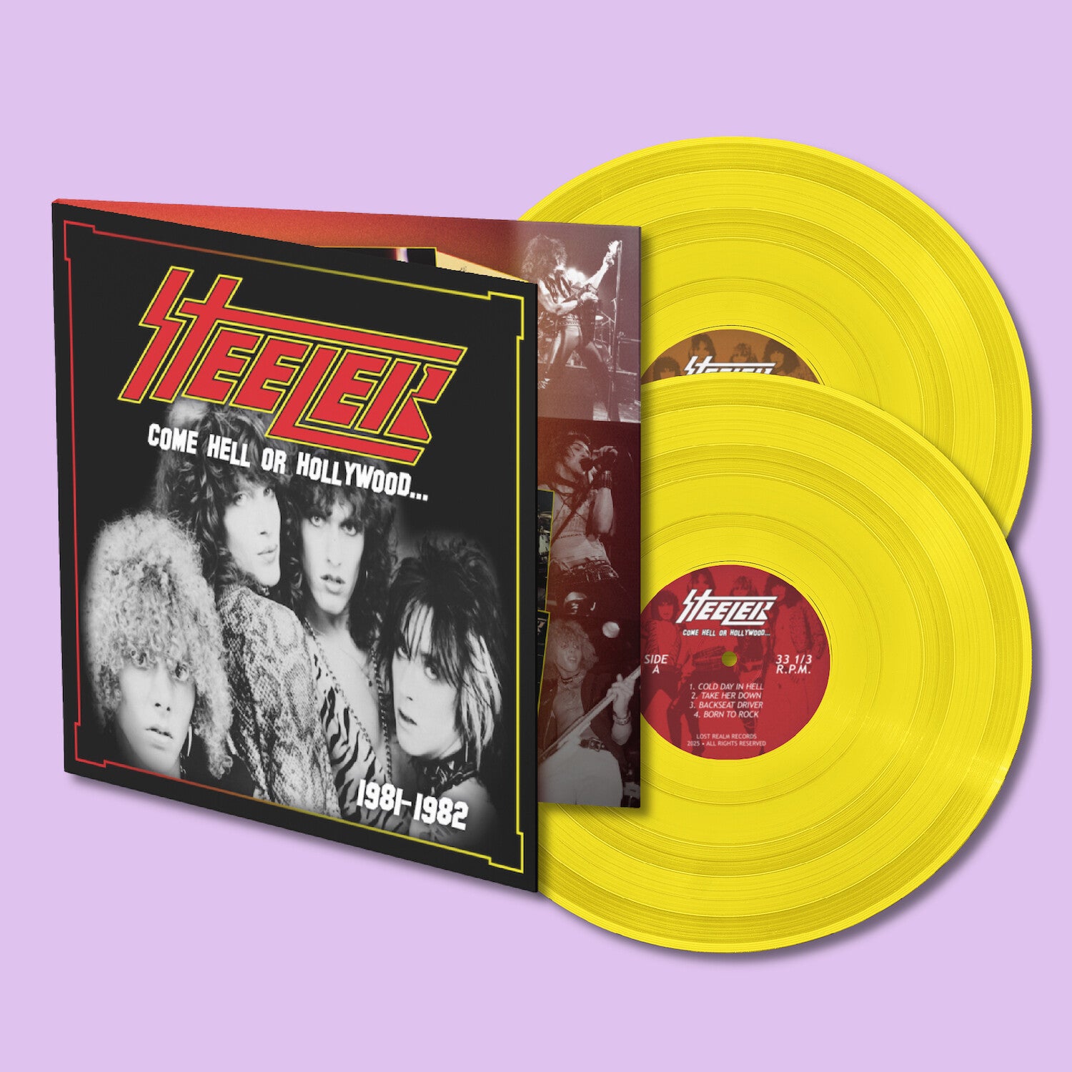 Steeler - Come Hell or Hollywood 1981-1982 2xLP (Yellow Vinyl)