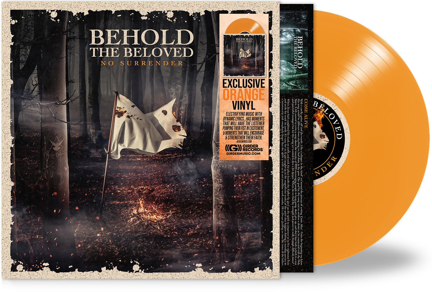 Behold the Beloved - No Surrender (Orange Vinyl)