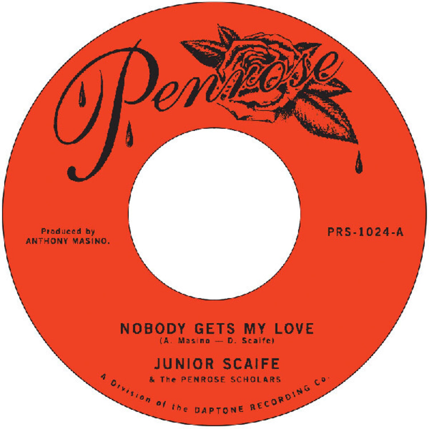 Junior Scaife - Nobody Gets My Love B/w Too Much Too Soon