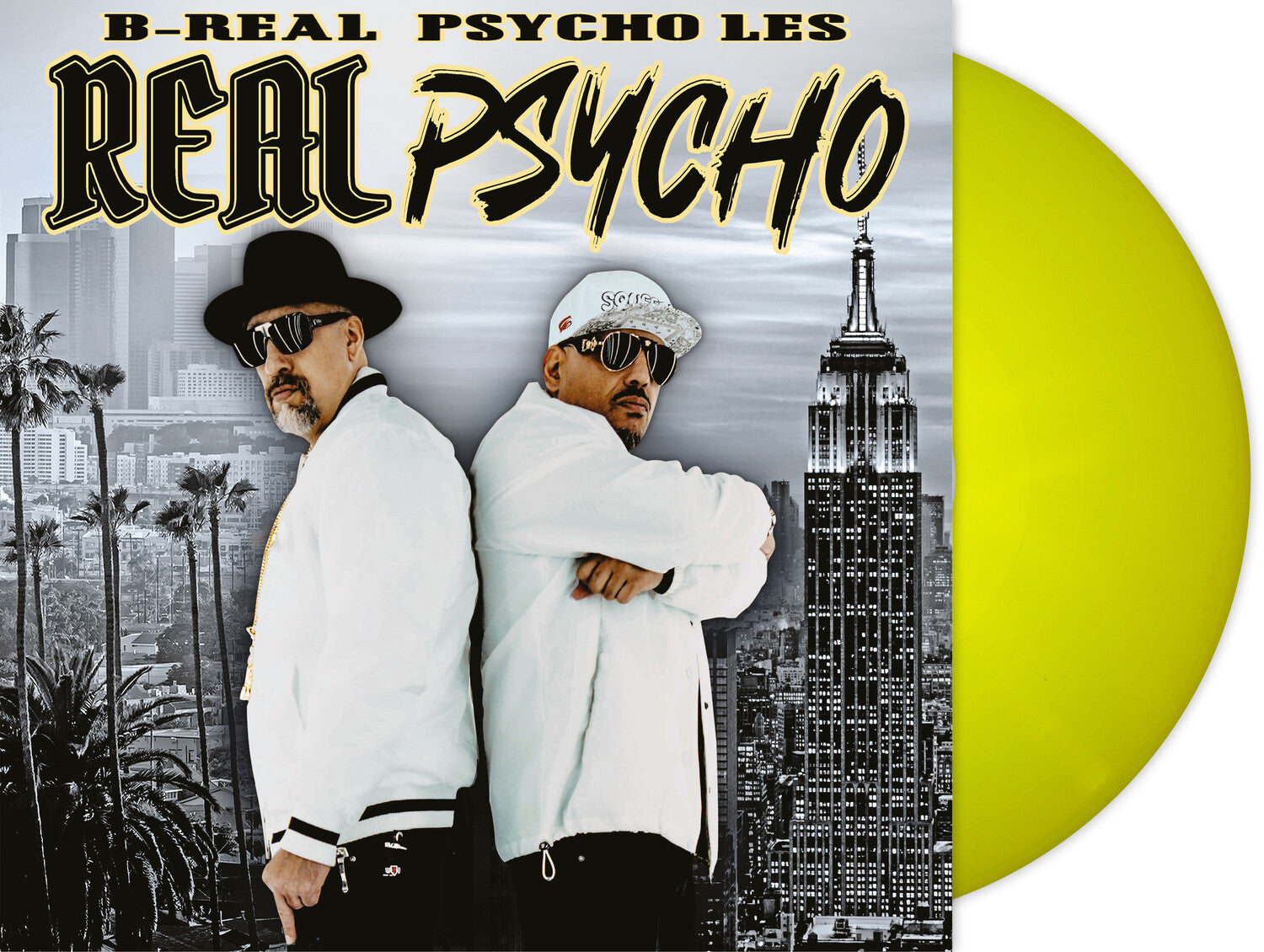 B-Real & Psycho Les - Real Psycho (Yellow Vinyl)