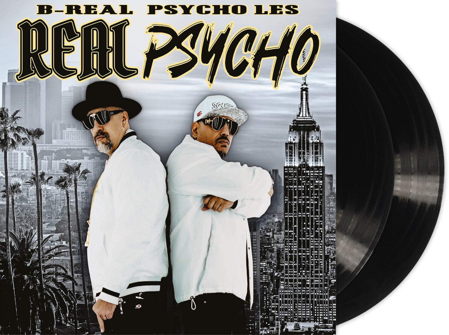 B-Real & Psycho Les - Real Psycho - Deluxe Edition - Gatefold Cover 2xLP (Deluxe)
