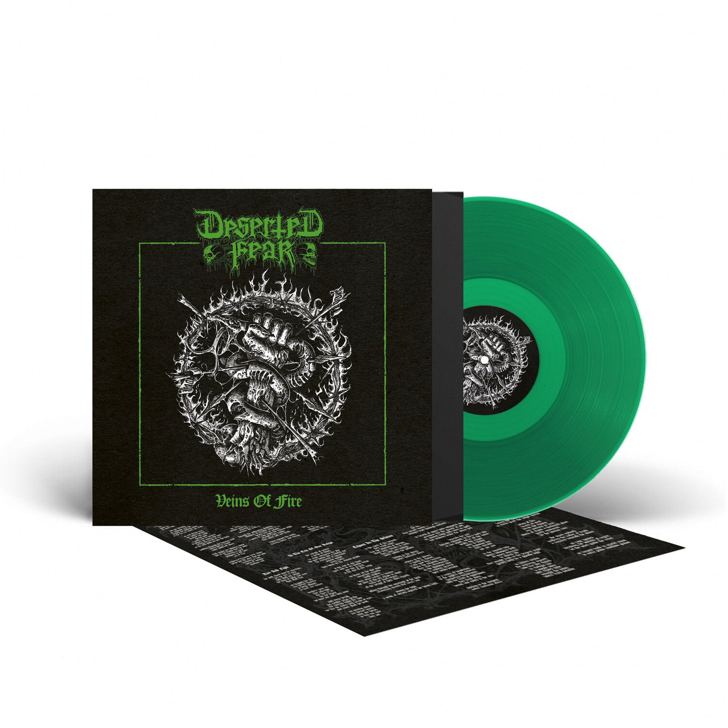 Deserted Fear - Veins of Fire (Green Vinyl)