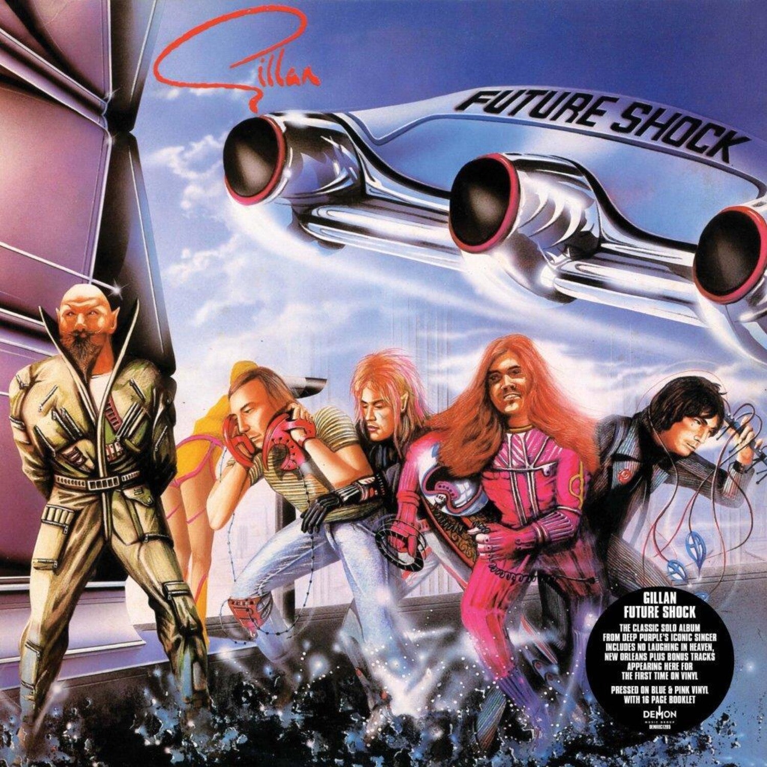 Gillan - Future Shock - Expanded 140-Gram Blue & Pink Colored Vinyl 2xLP (Blue Vinyl)
