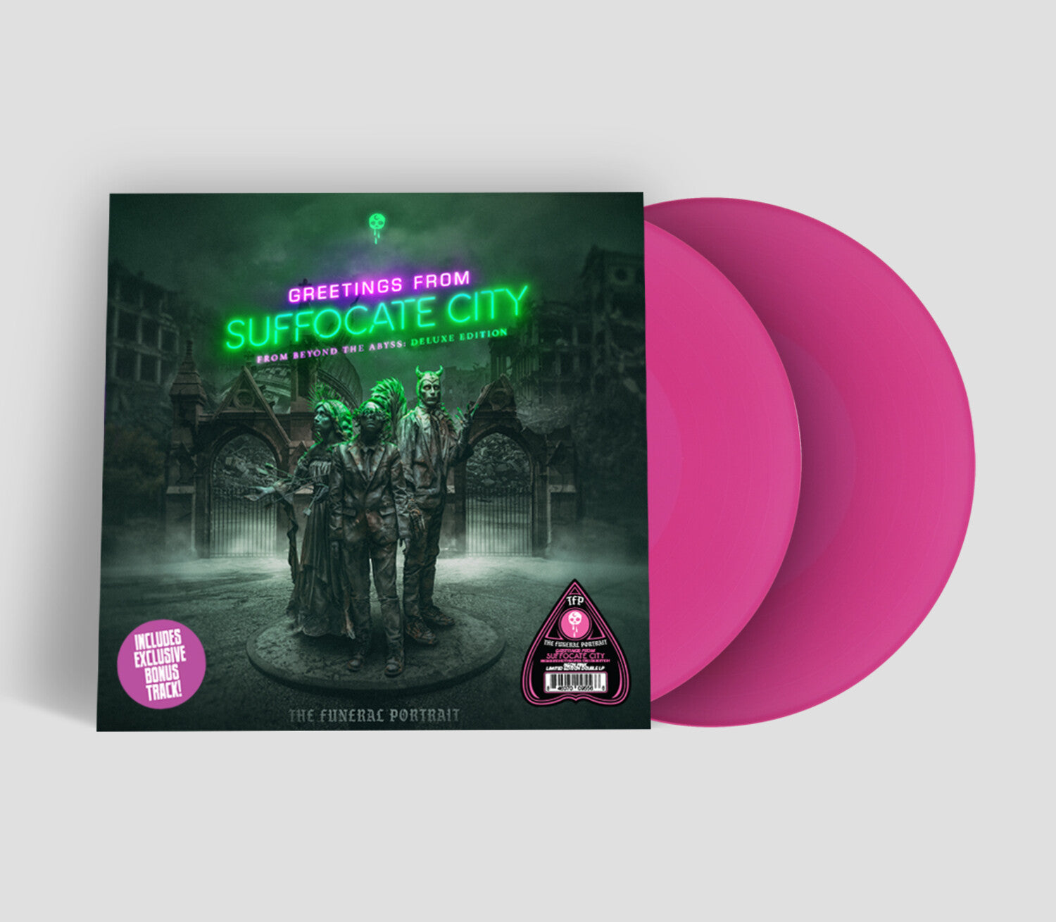 Funeral Portrait - Greetings From Suffocate City - From Beyond 2xLP (Pink Vinyl)