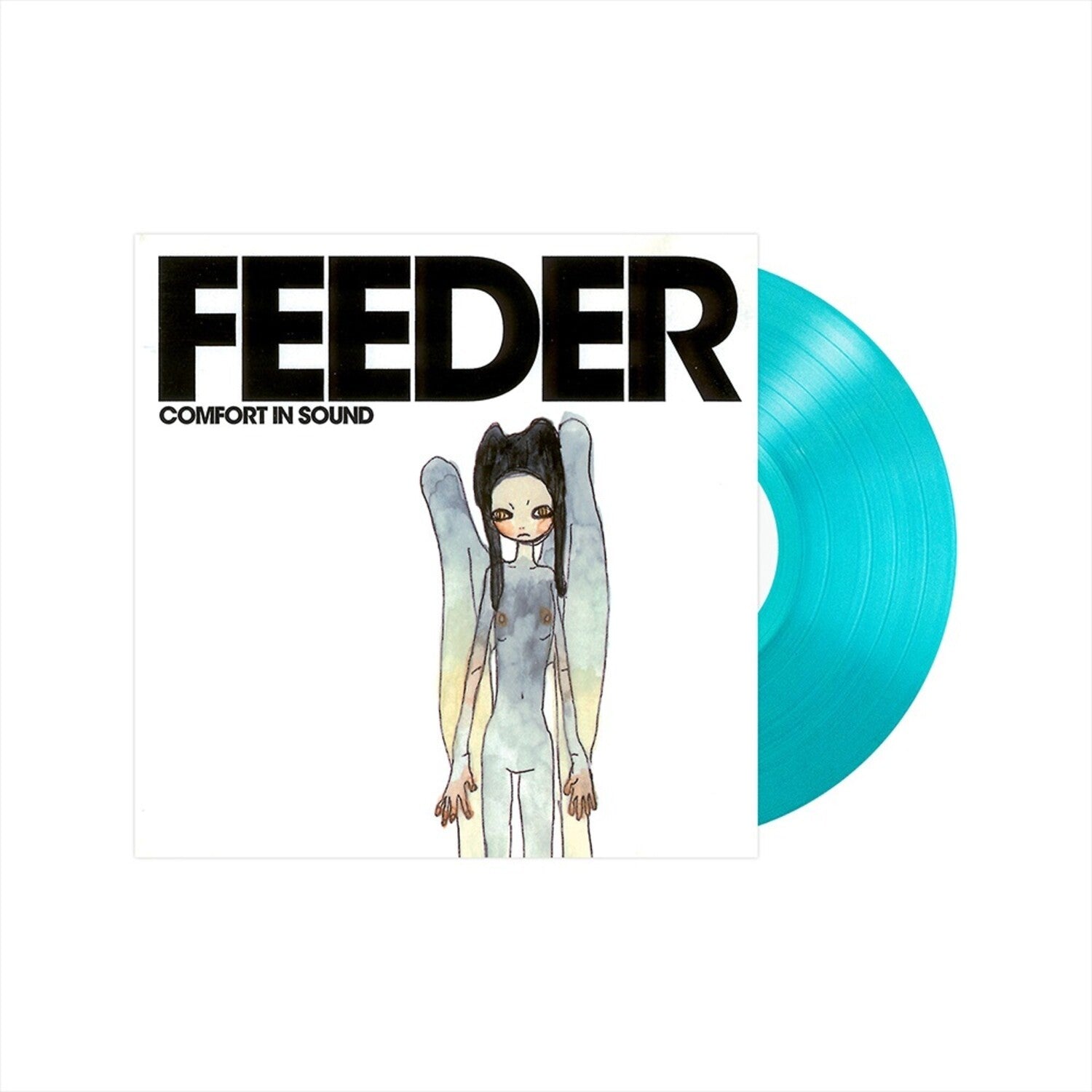 Feeder - Comfort In Sound [Transparent Blue Curacao LP] (Clear Vinyl)
