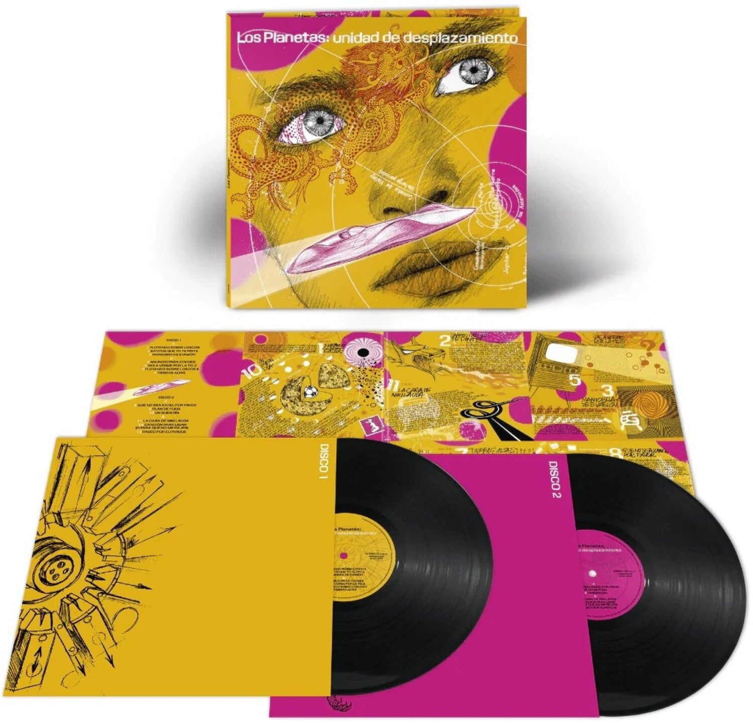 Los Planetas - Unidad De Desplazamiento 2xLP