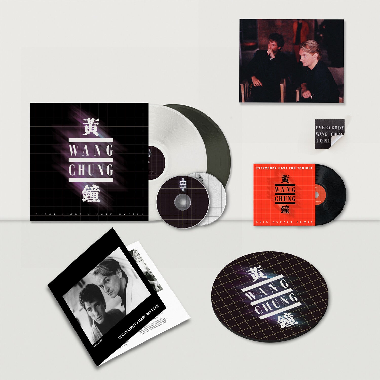 Wang Chung - Clear Light / Dark Matter - Clear White & Black Ice 5xLP (White Vinyl)