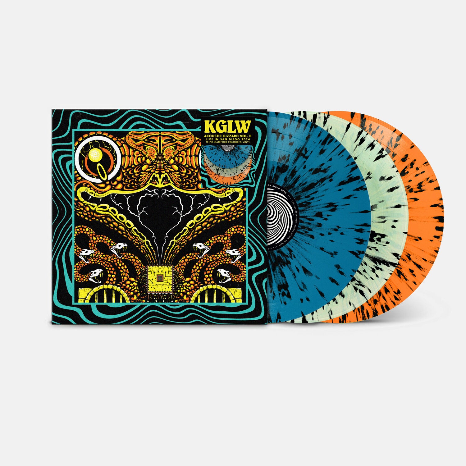 King Gizzard & the Lizard Wizard - Acoustic Gizzard Vol. Ii - Live In San Diego '24 3xLP (Splatter Vinyl)