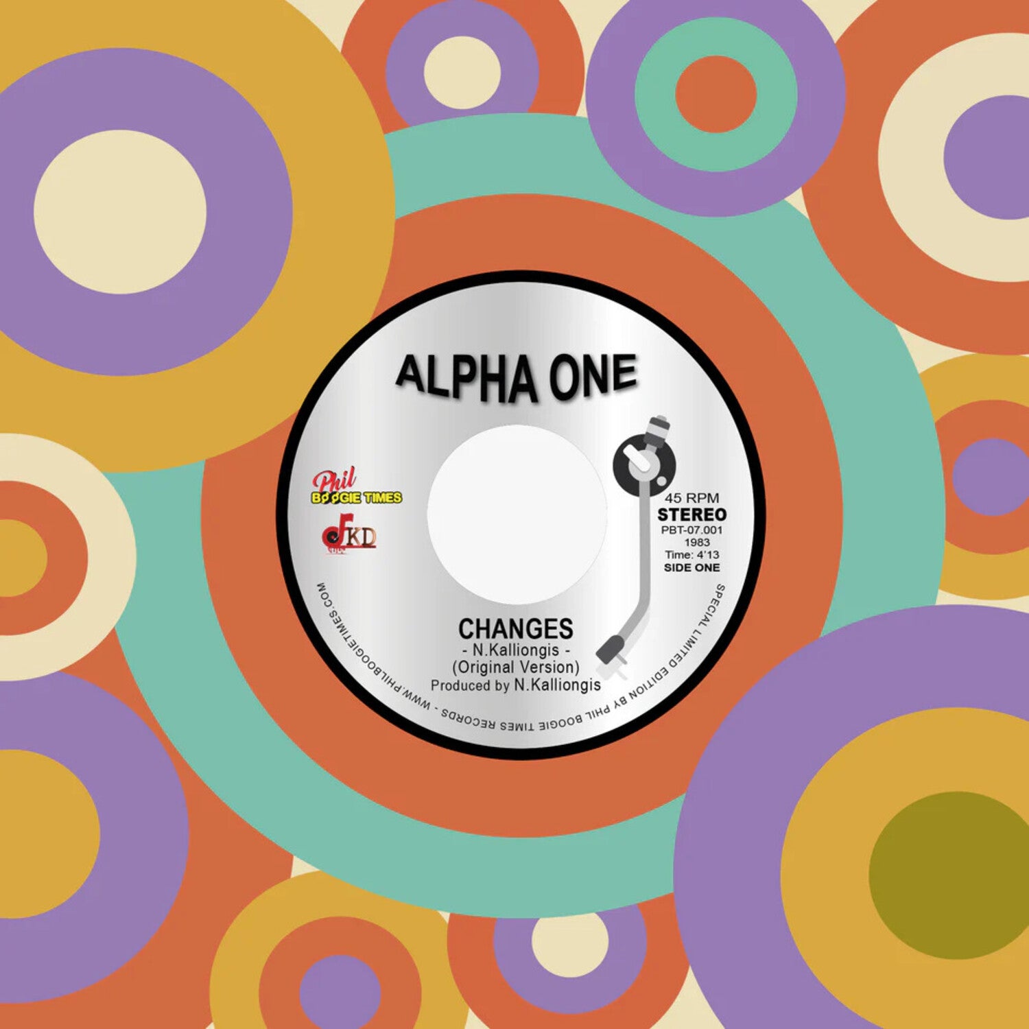 Alpha One - Changes (Original Version) / Changes (Instrumental) (Reissue)