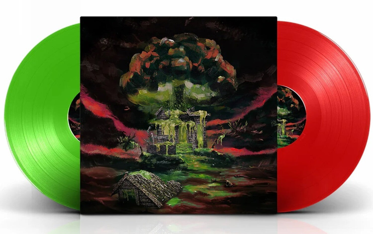 Low-Red - The Biggest Sblao Eva Eva Eva - Red & Green Vinyl 2xLP (Red Vinyl)
