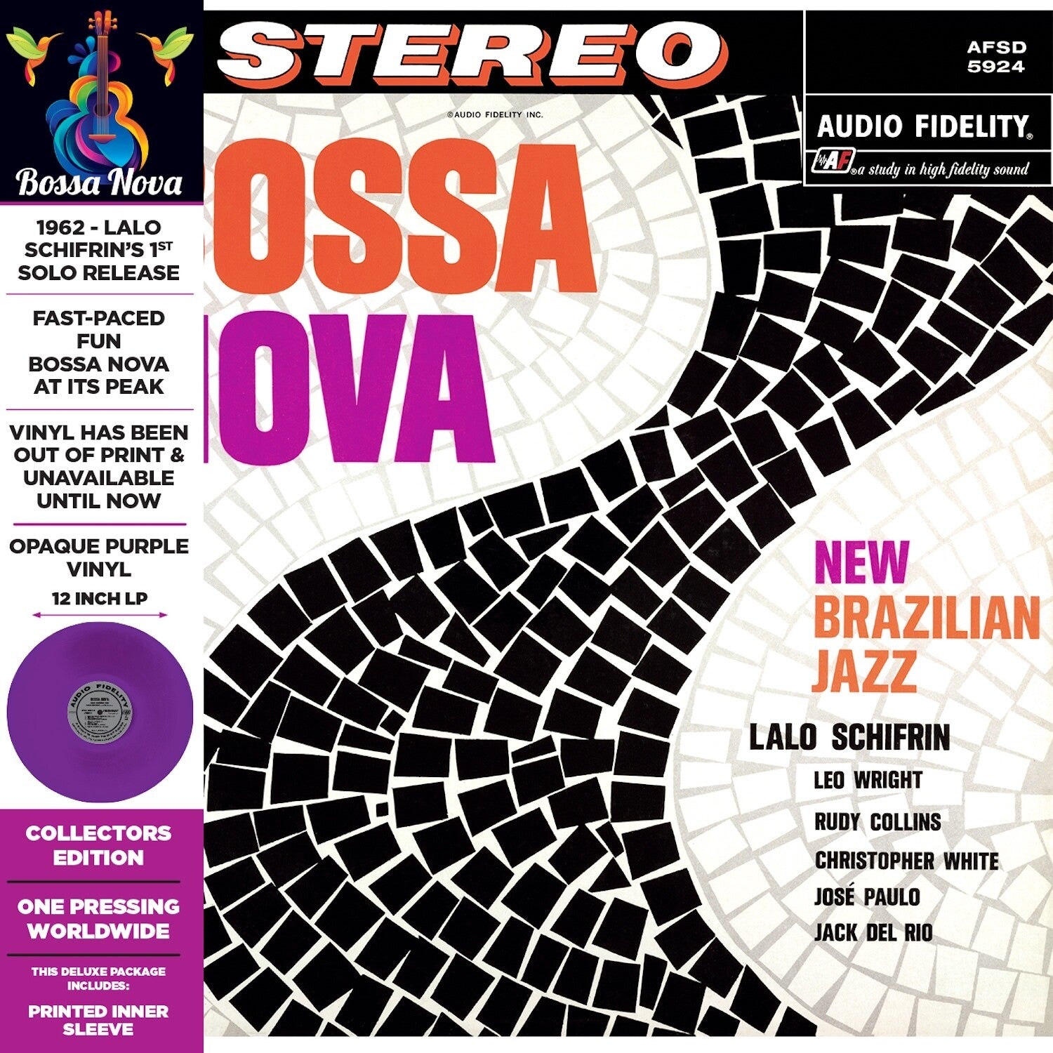 Lalo Schifrin - Bossa Nova New Brazilian Jazzz - Opaque Purple (Purple Vinyl)