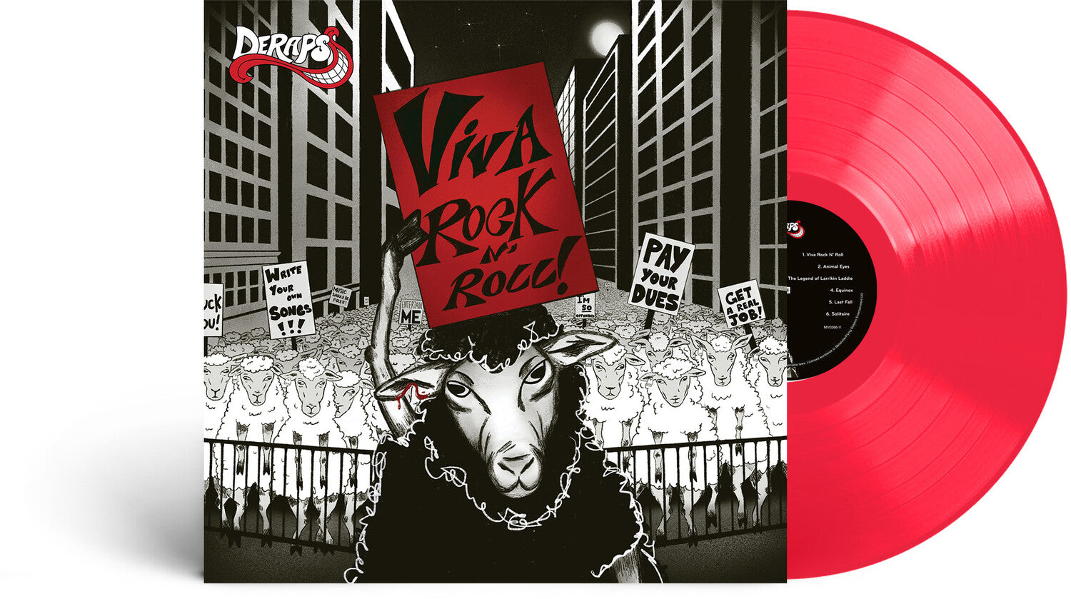 Deraps - Viva Rock N' Roll - Red Transparent (Red Vinyl)