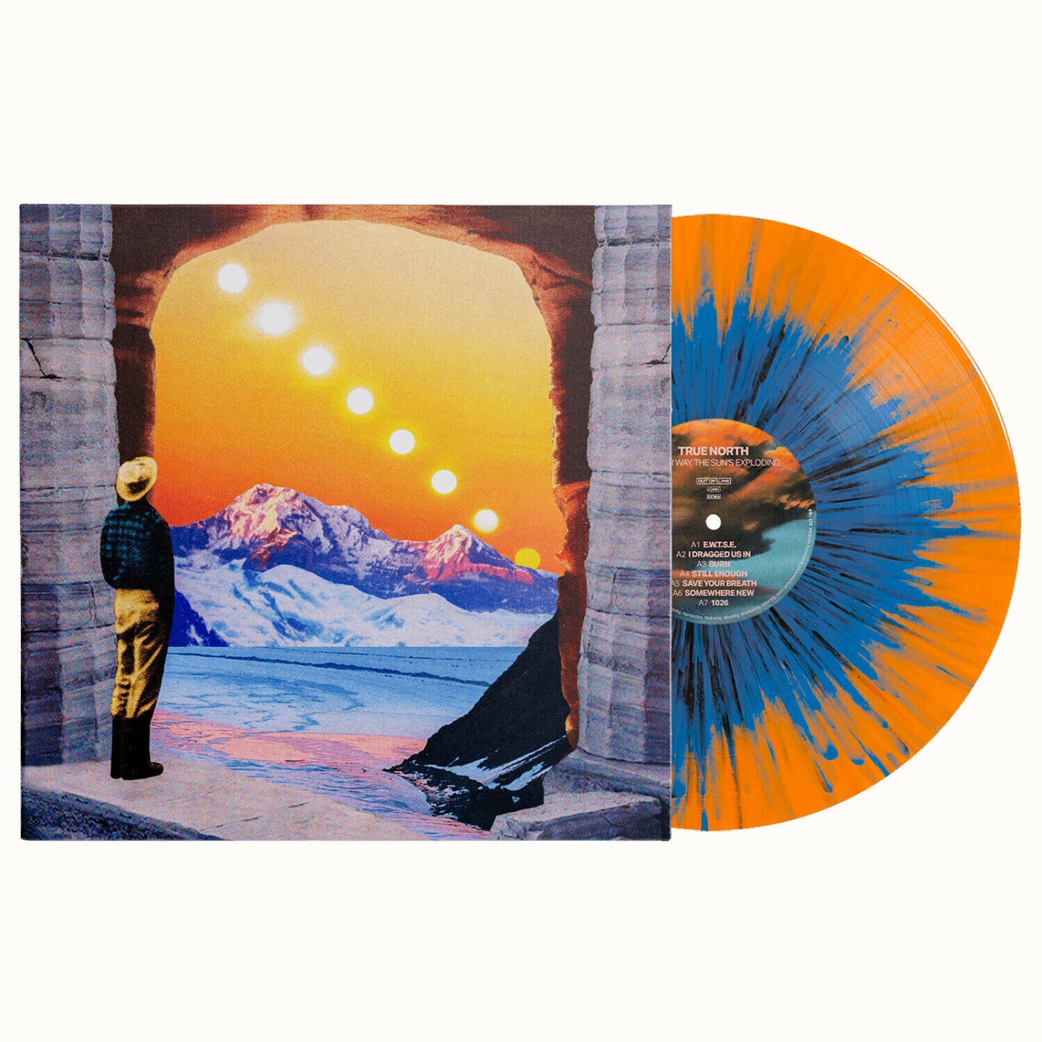 True North - Either Way, the Sun's Exploding - Orange/Blue (Splatter Vinyl)