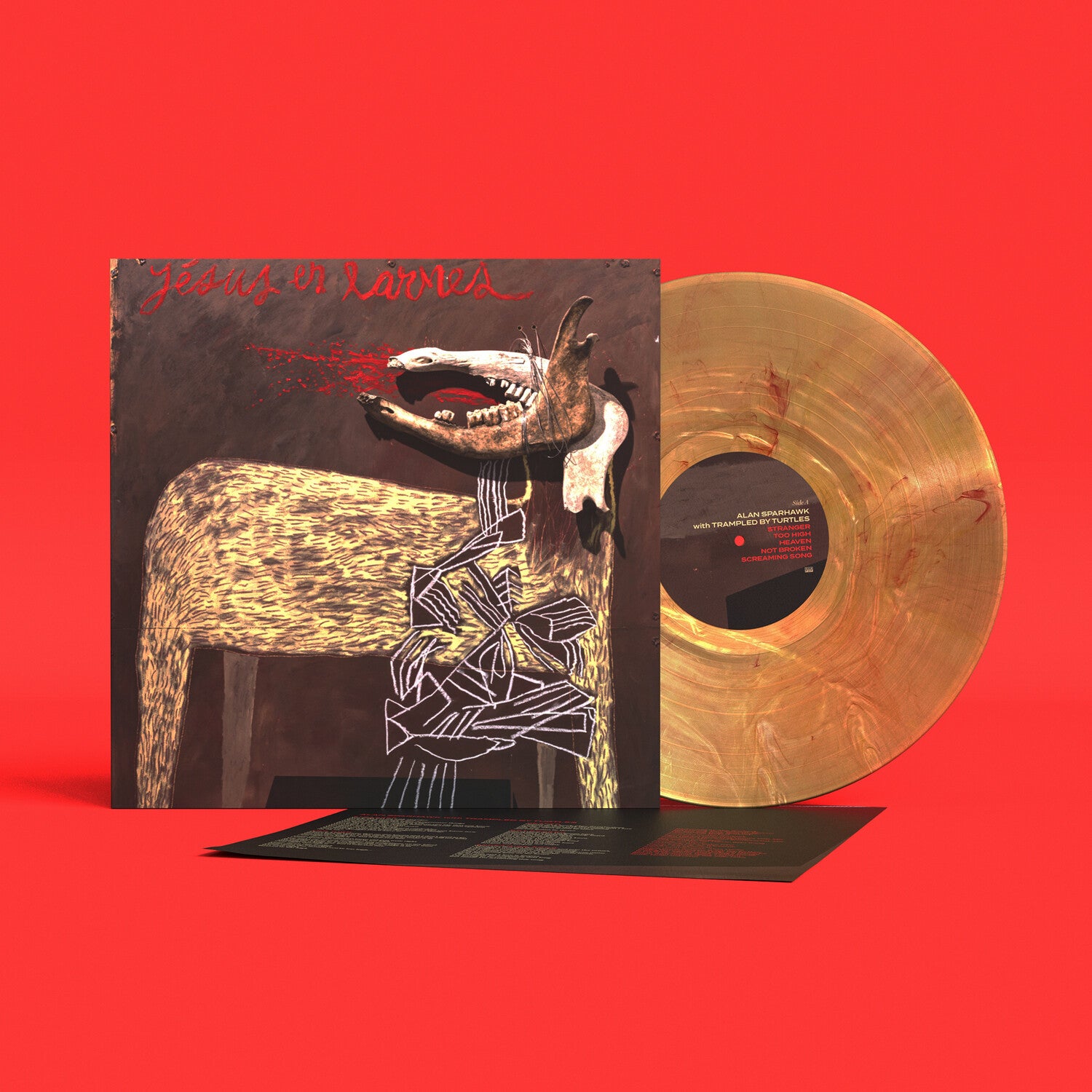 Alan Sparhawk - With Trampled By Turtles - Sunflare (Red Vinyl)