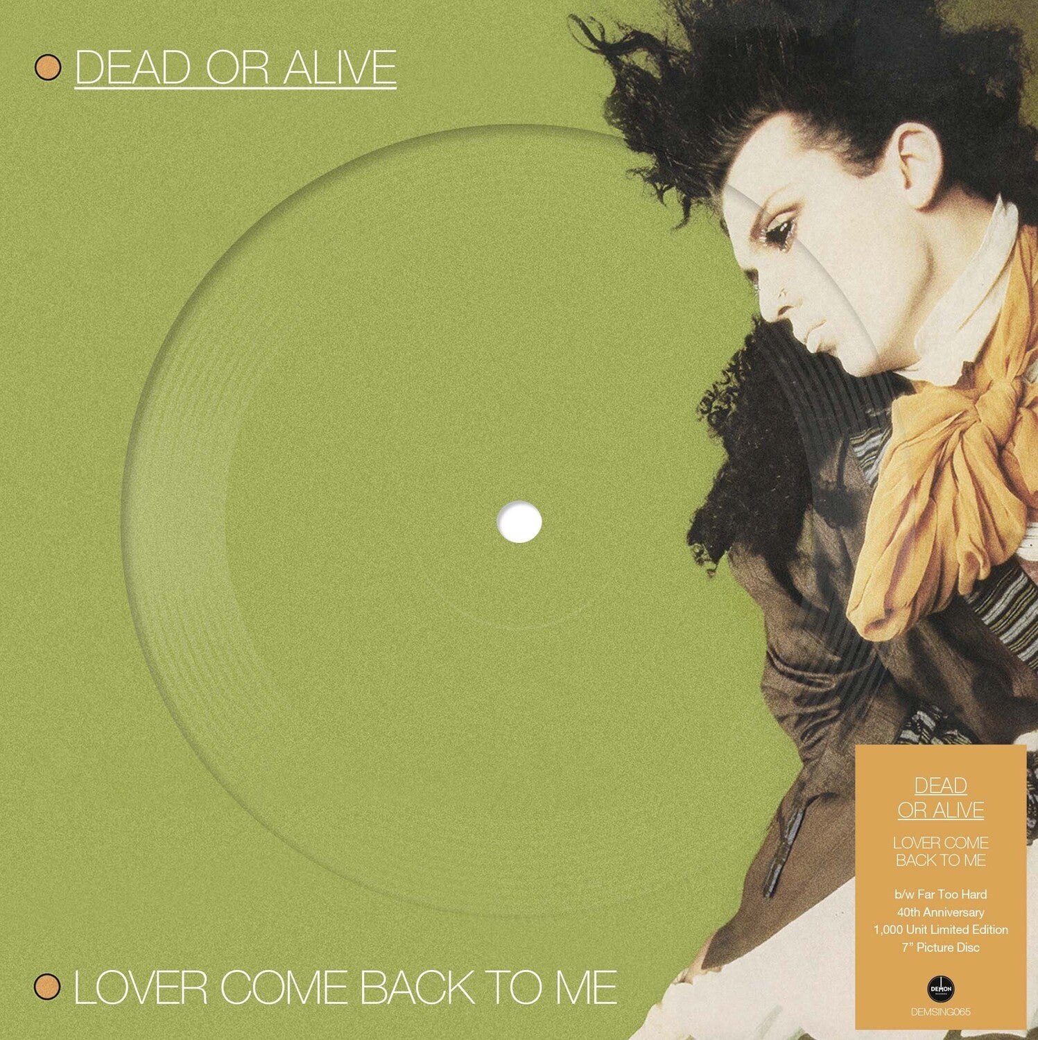 Dead or Alive - Lover Come Back To Me - Picture Disc 7