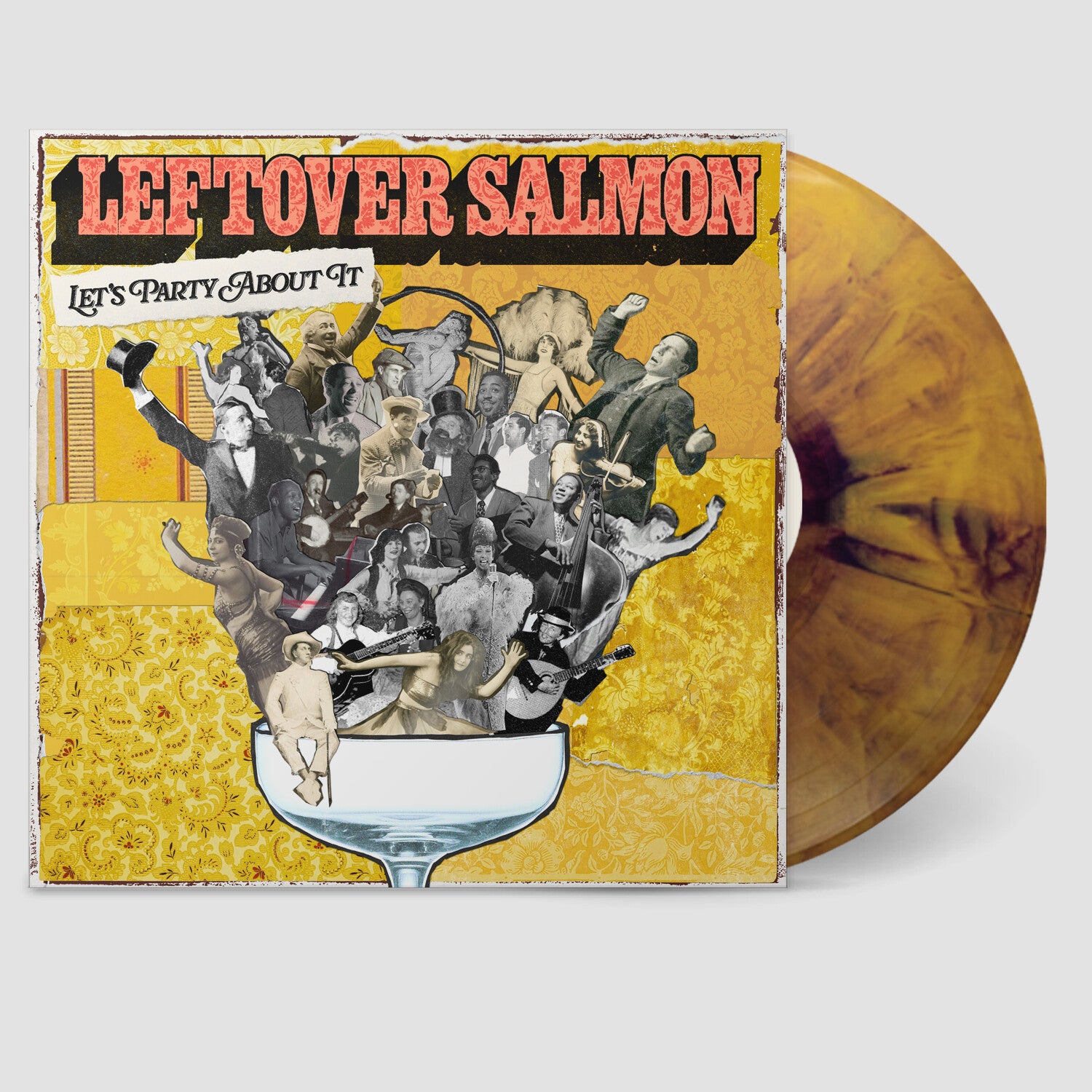 Leftover Salmon - Let's Party About It - Deep Yellow / Purple Twisted (Yellow Vinyl)