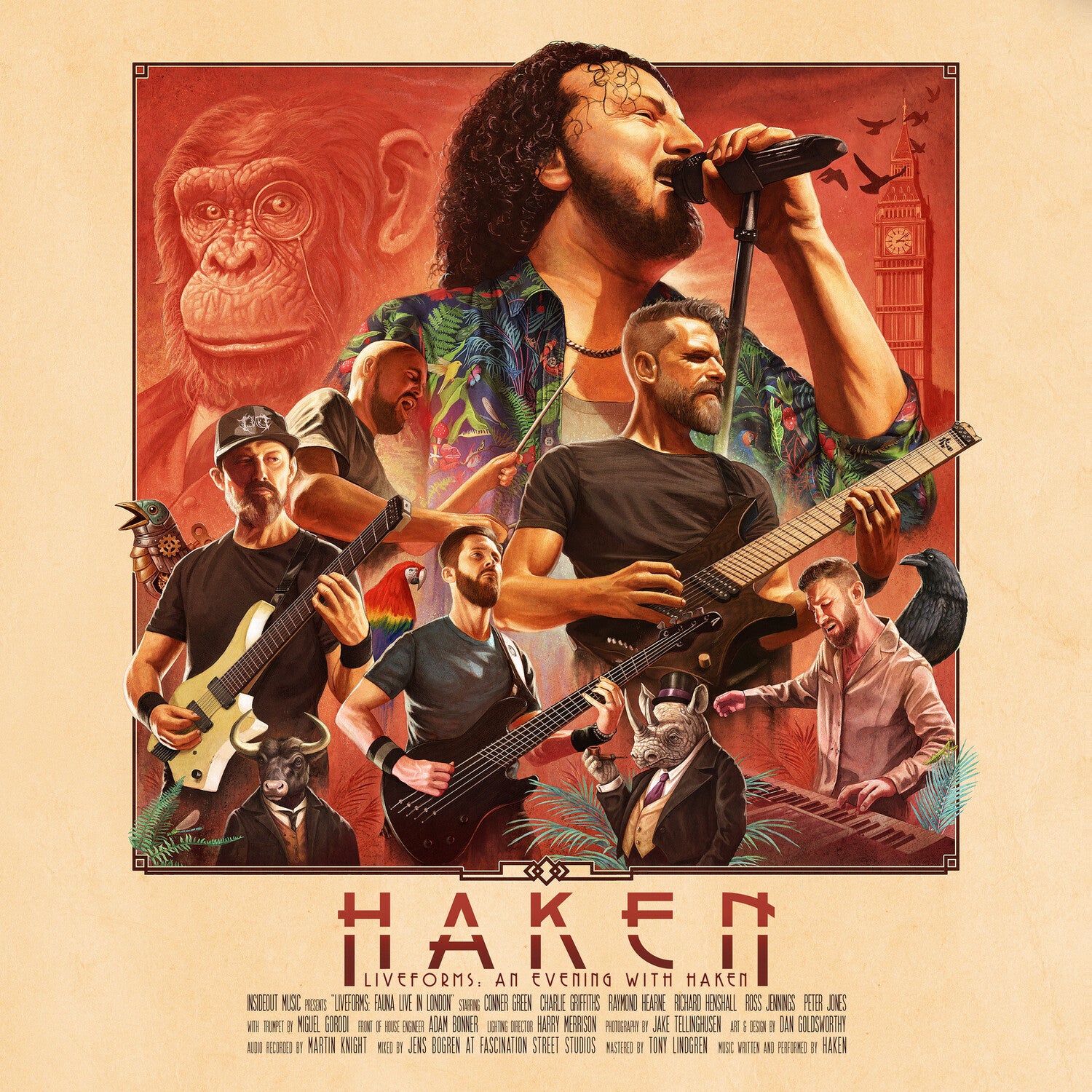 Haken - Liveforms: Fauna Live In London 2xLP (Green Vinyl)
