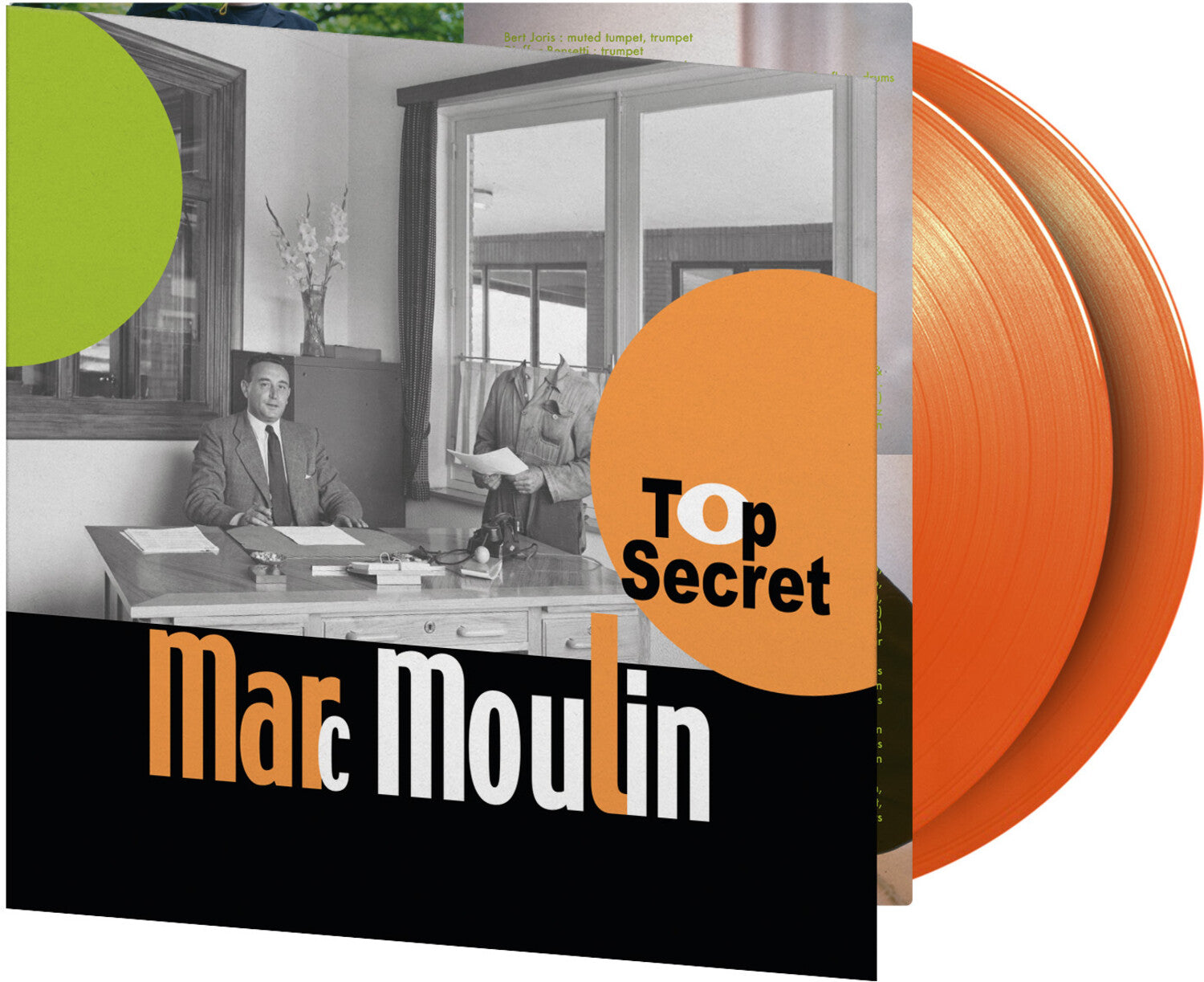 Marc Moulin - Top Secret - Limited & Expanded, Gatefold 180 2xLP (Orange Vinyl)