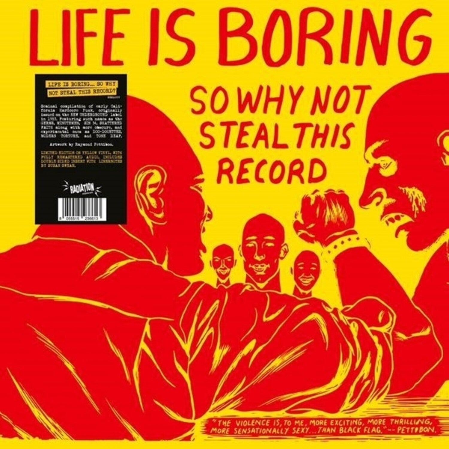 Life Is Boring So Why Not Steal This Record / Var - Life Is Boring So Why Not Steal This Record (Yellow Vinyl)