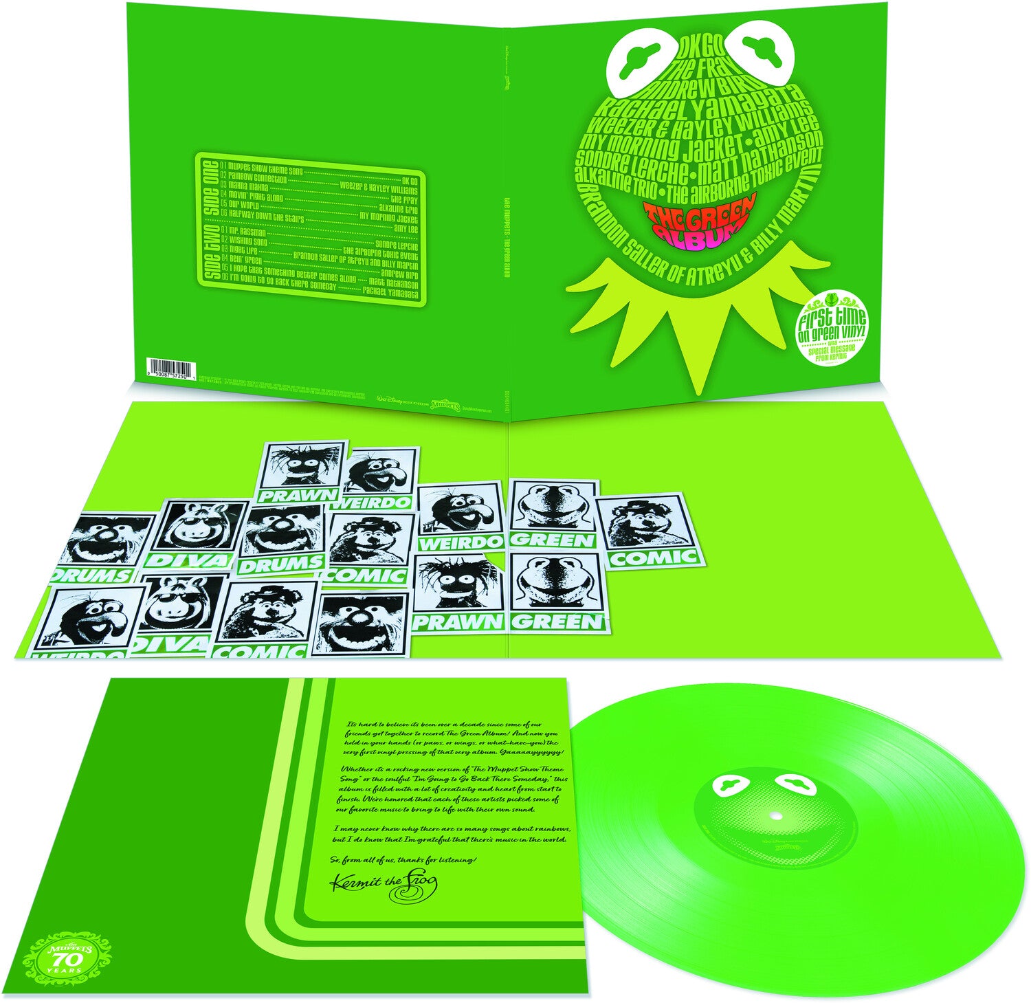 Various Artists - Muppets: The Green Album (Green Vinyl)