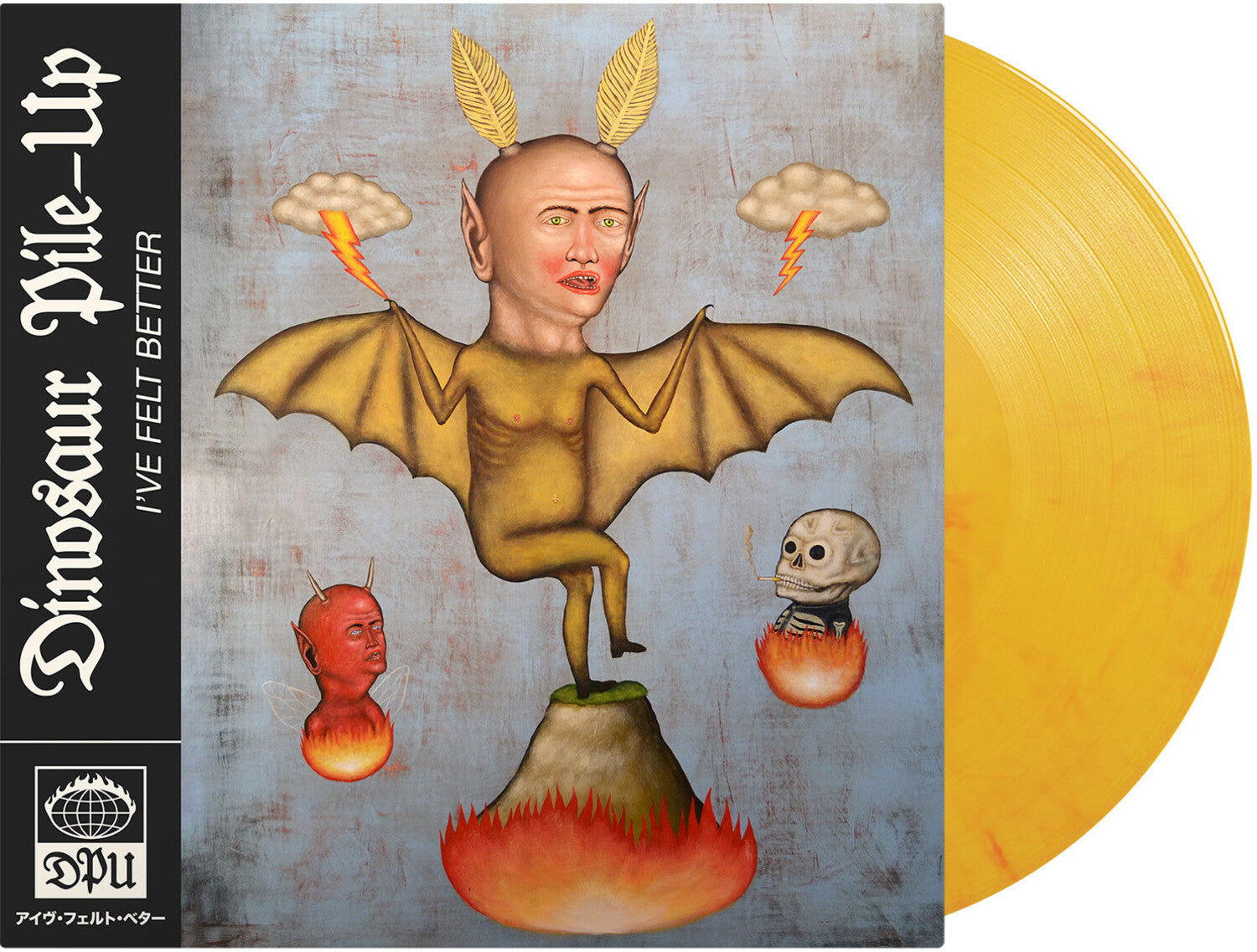 Dinosaur Pile-Up - I'Ve Felt Better - Yellow Flame Marble (Yellow Vinyl)
