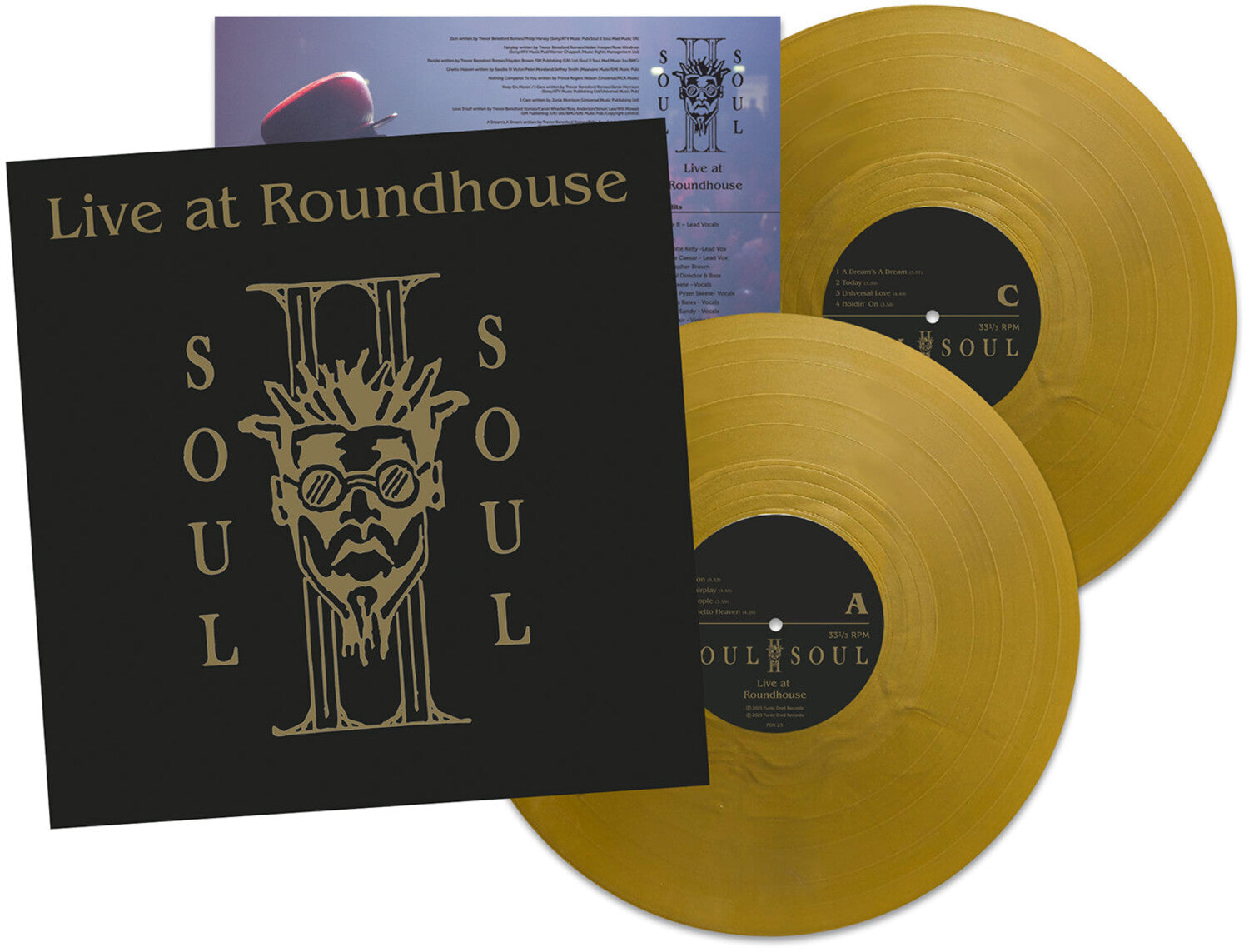 Soul II Soul - Live at the Roundhouse 2xLP (Gold Vinyl)