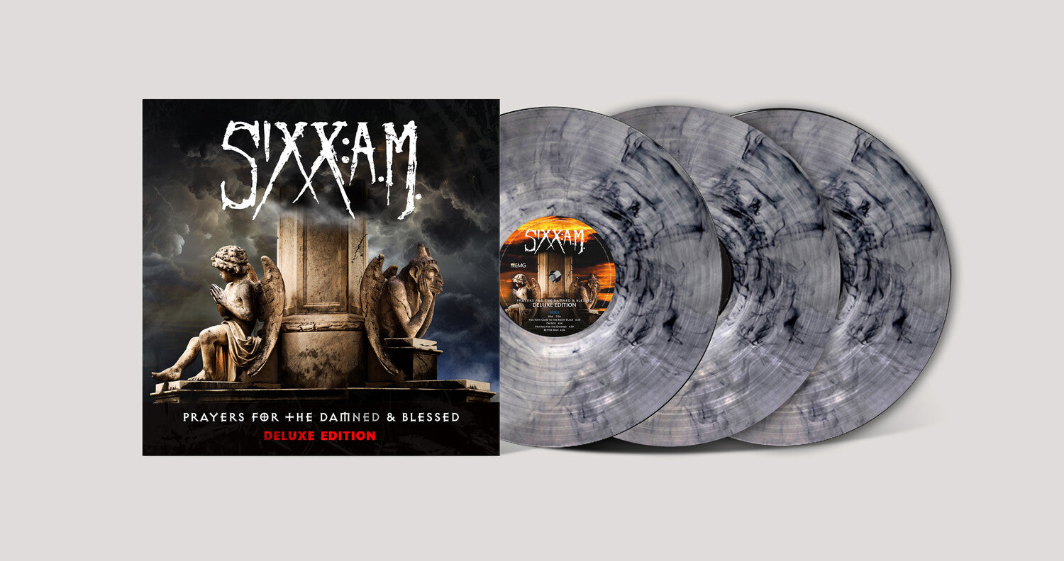 Sixx a.M. - Prayers for the Damned & Blessed - Deluxe Edition - Smoke 3xLP (Gray Vinyl)