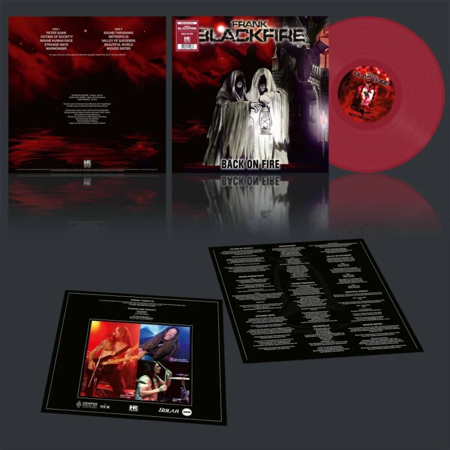 Frank Blackfire - Back on Fire - Oxblood (Red Vinyl)