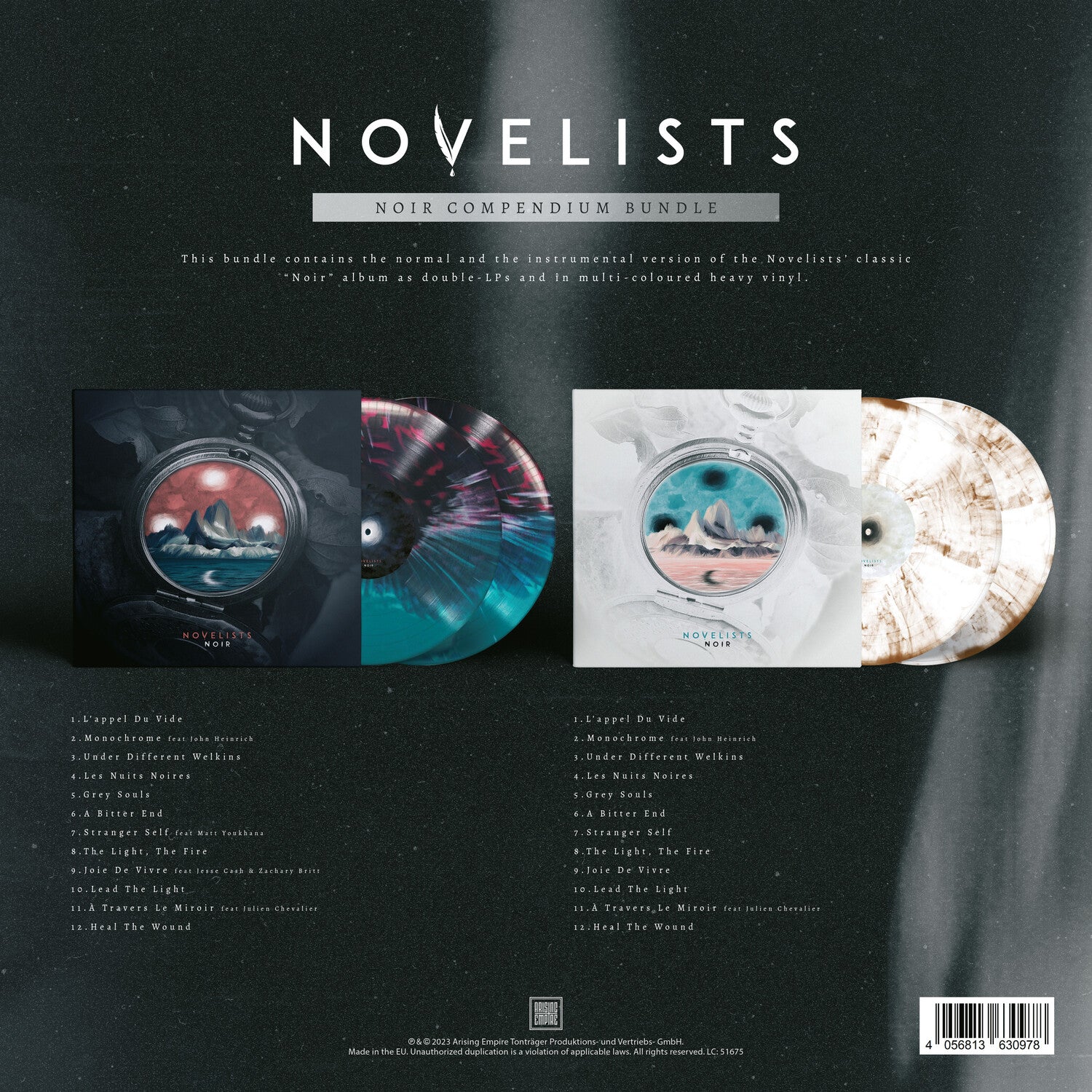 Novelists - Noir + Instrumental 4xLP (White Vinyl)
