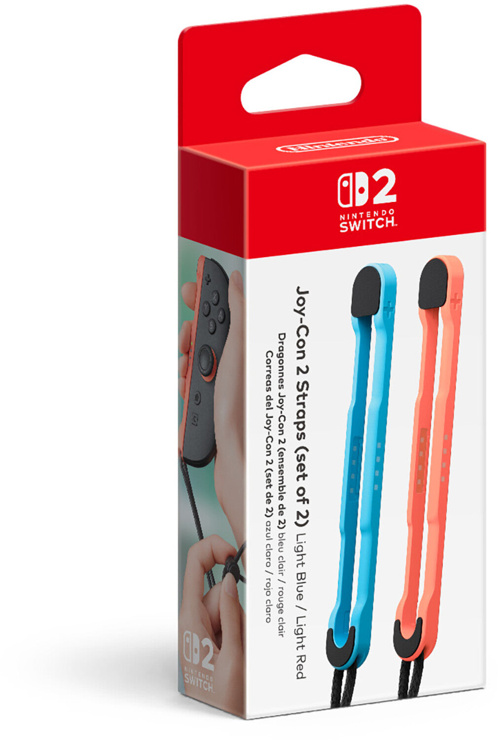 Switch 2 Accessory: Controller - Nintendo JOY - CON 2: Straps (set of 2) Light /Light