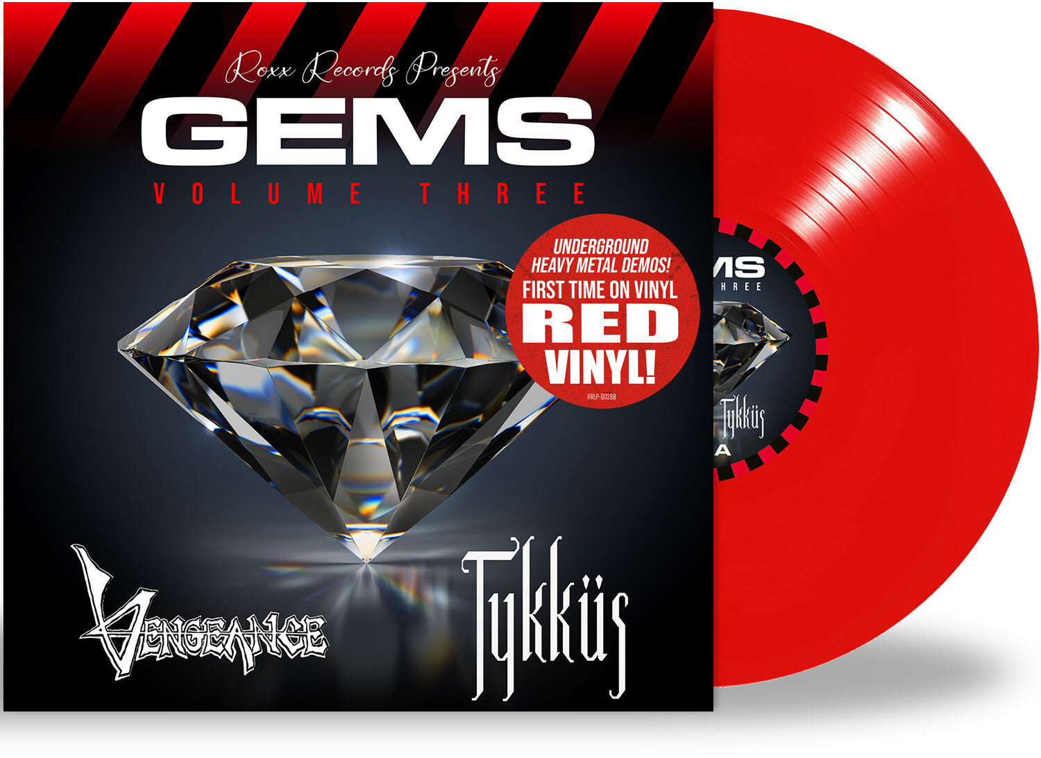 Vengeance / Tykkus - Gems Volume 3 (Red Vinyl)