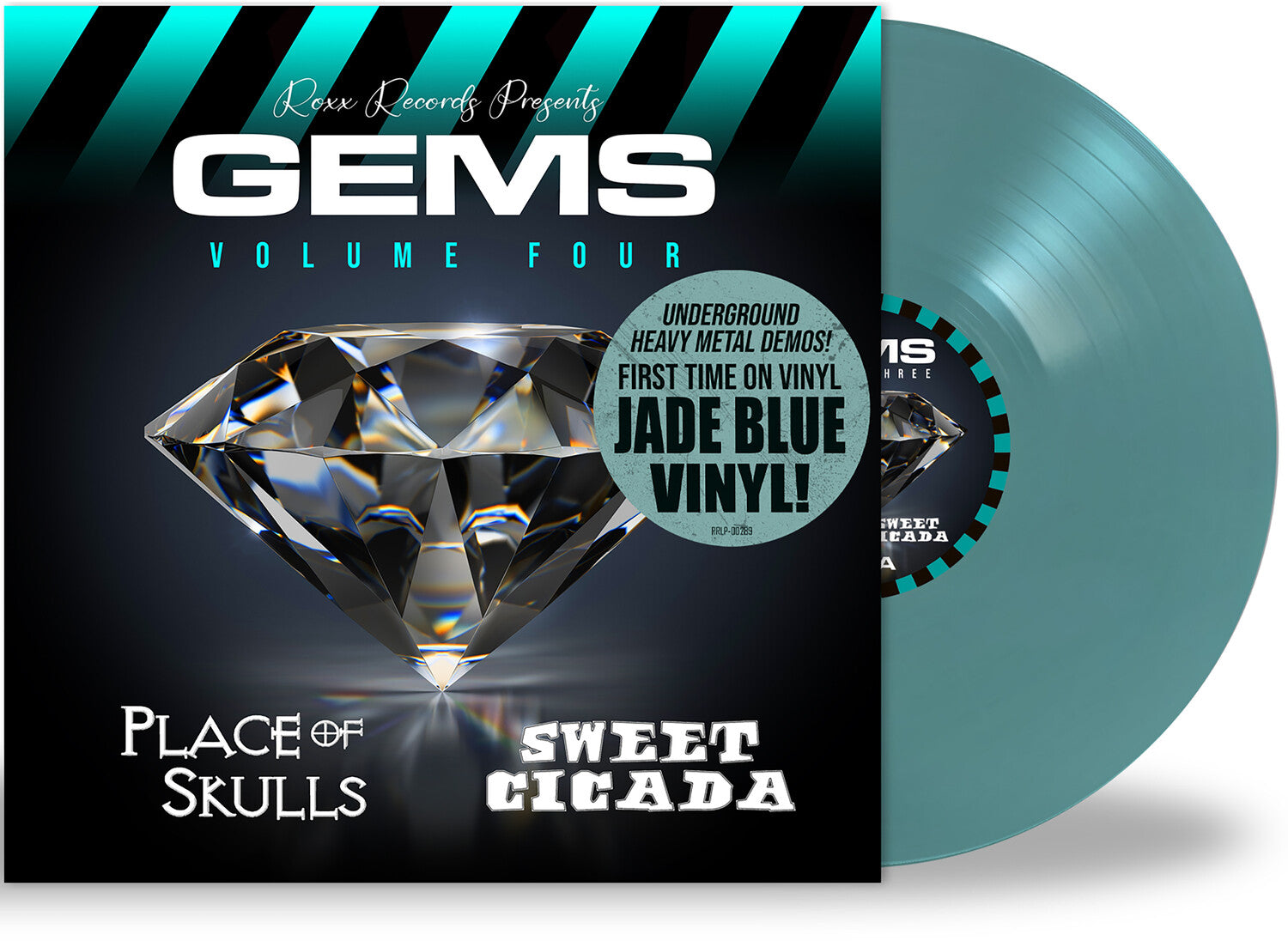 Place of Skulls / Sweet Cicada - Gems Volume 4 (Blue Vinyl)