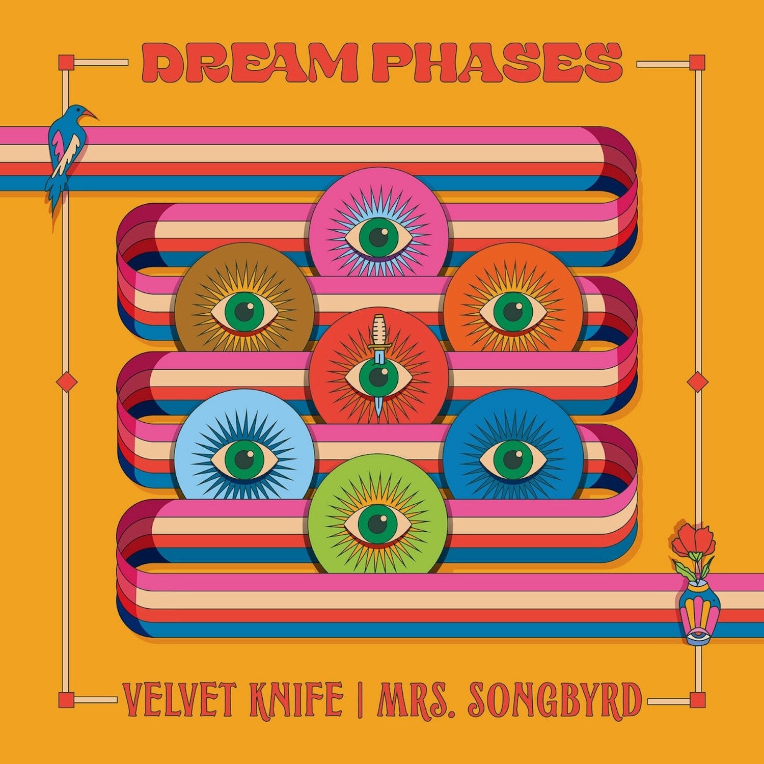 Dream Phases - Velvet Knife B/W Mrs. Songbyrd (Orange Vinyl)