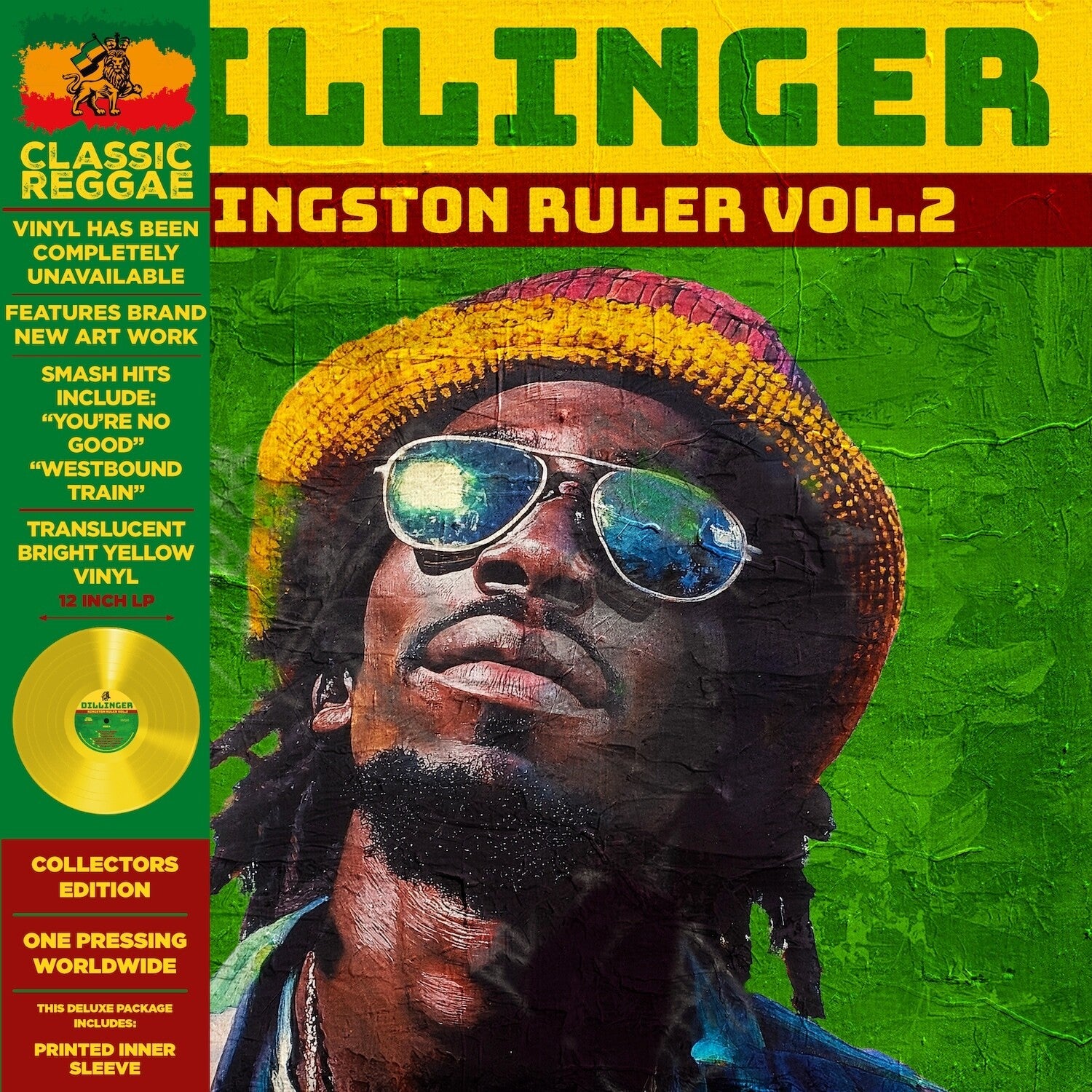 Dillinger - Kingston Ruler Vol.2 (Yellow Vinyl)