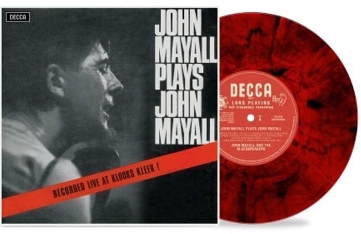 John Mayall & the Bluesbreakers - Plays John Mayall: Live At Klooks Kleek - Limited Red & Black Marble Colored Vinyl (Red Vinyl)