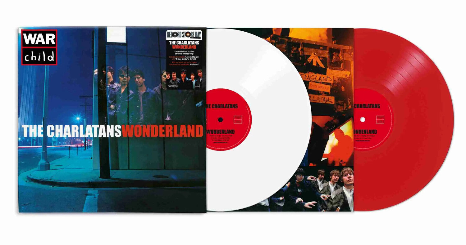 Charlatans - Wonderland - Limited Red & White Colored Vinyl 2xLP (Red Vinyl)
