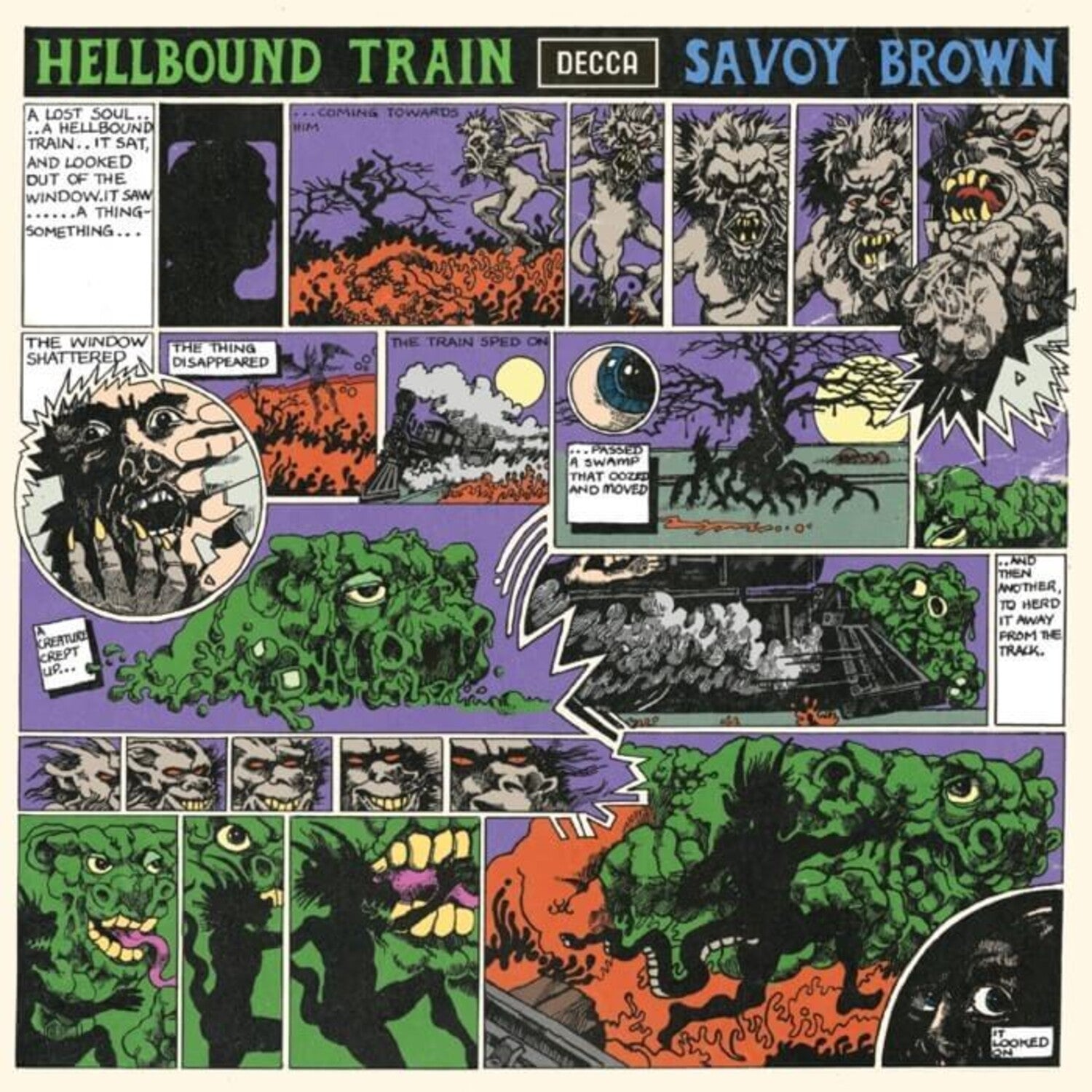 Savoy Brown - Hellbound Train - Limited Grey & Purple Marble Colored Vinyl (Gray Vinyl)