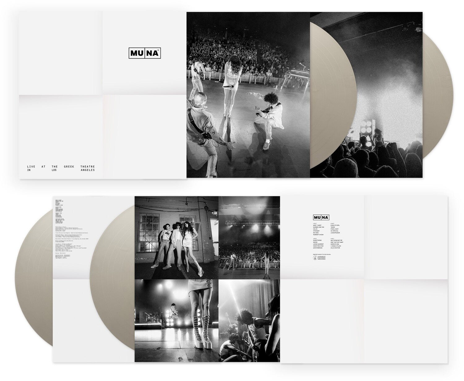 Muna - Live at the Greek Theatre in Los Angeles 2xLP (Silver Vinyl)