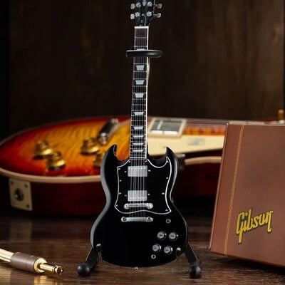 Axe Hvn Gg221ah Gibson Sg Ebony Std Mini Guitar - Axe Hvn Gg221ah Gibson Sg Ebony Std Mini Guitar