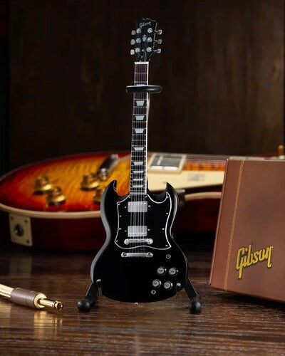 Axe Hvn Gg221ah Gibson Sg Ebony Std Mini Guitar - Axe Hvn Gg221ah Gibson Sg Ebony Std Mini Guitar