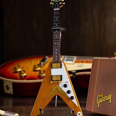 Axe Hvn G520ah Gibson 1958 Korina Flying V Guitar - Axe Hvn G520ah Gibson 1958 Korina Flying V Guitar