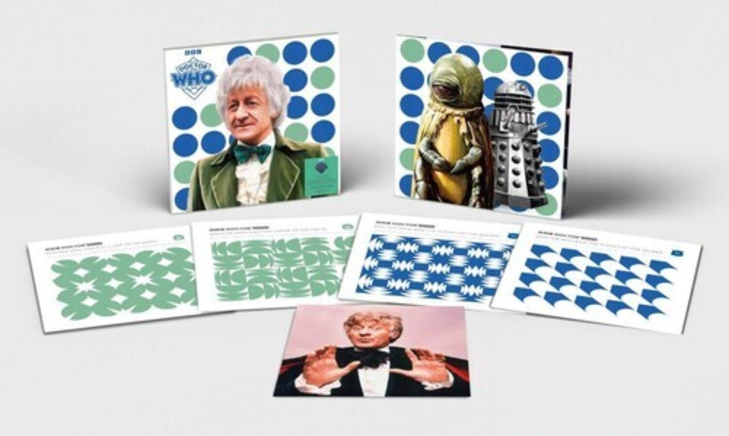 Doctor Who - Jon Pertwee Collection - Boxset on 140-Gram Green & Blue Colored Vinyl 4xLP (Green Vinyl)