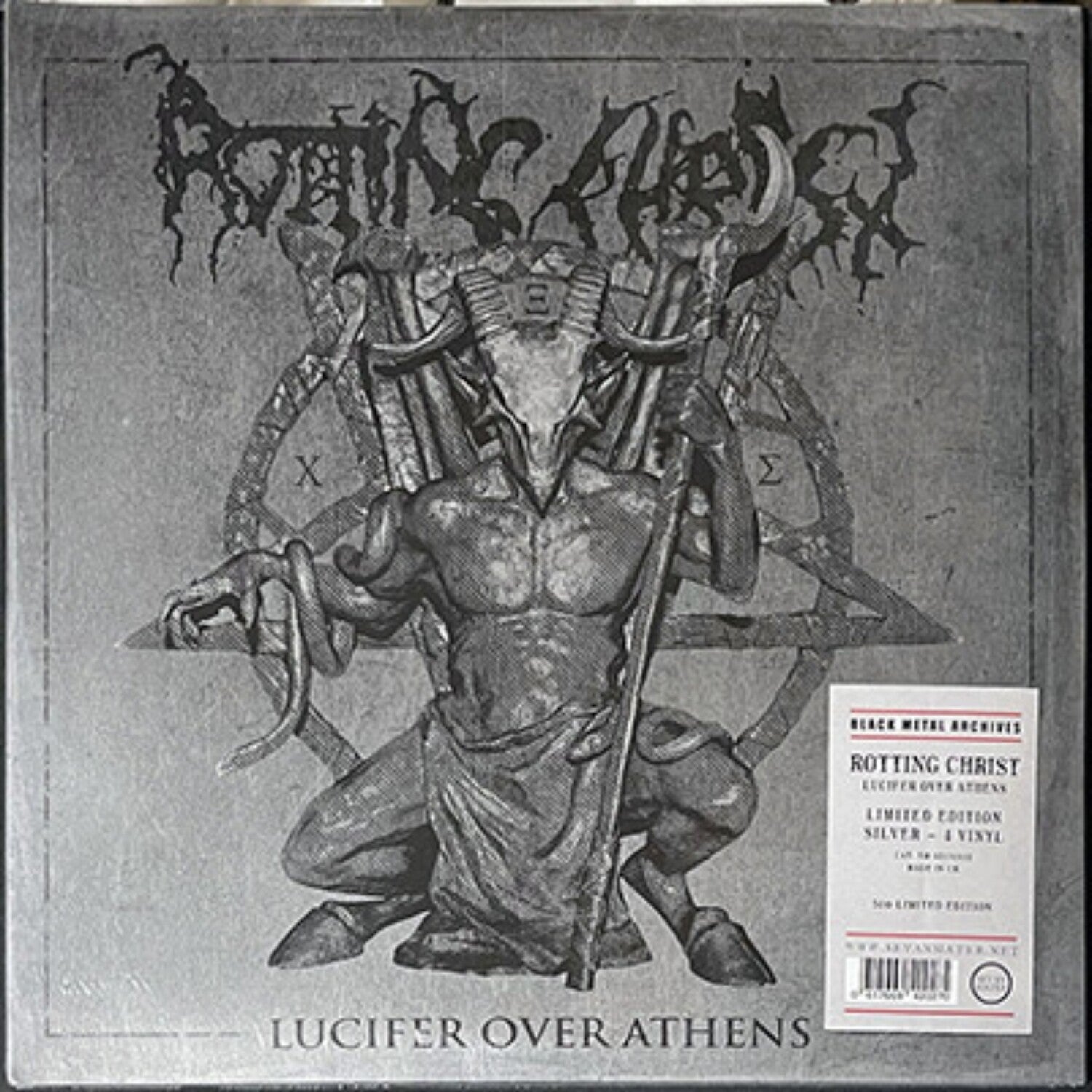 Rotting Christ - Lucifer Over Athens 4xLP (Silver Vinyl)