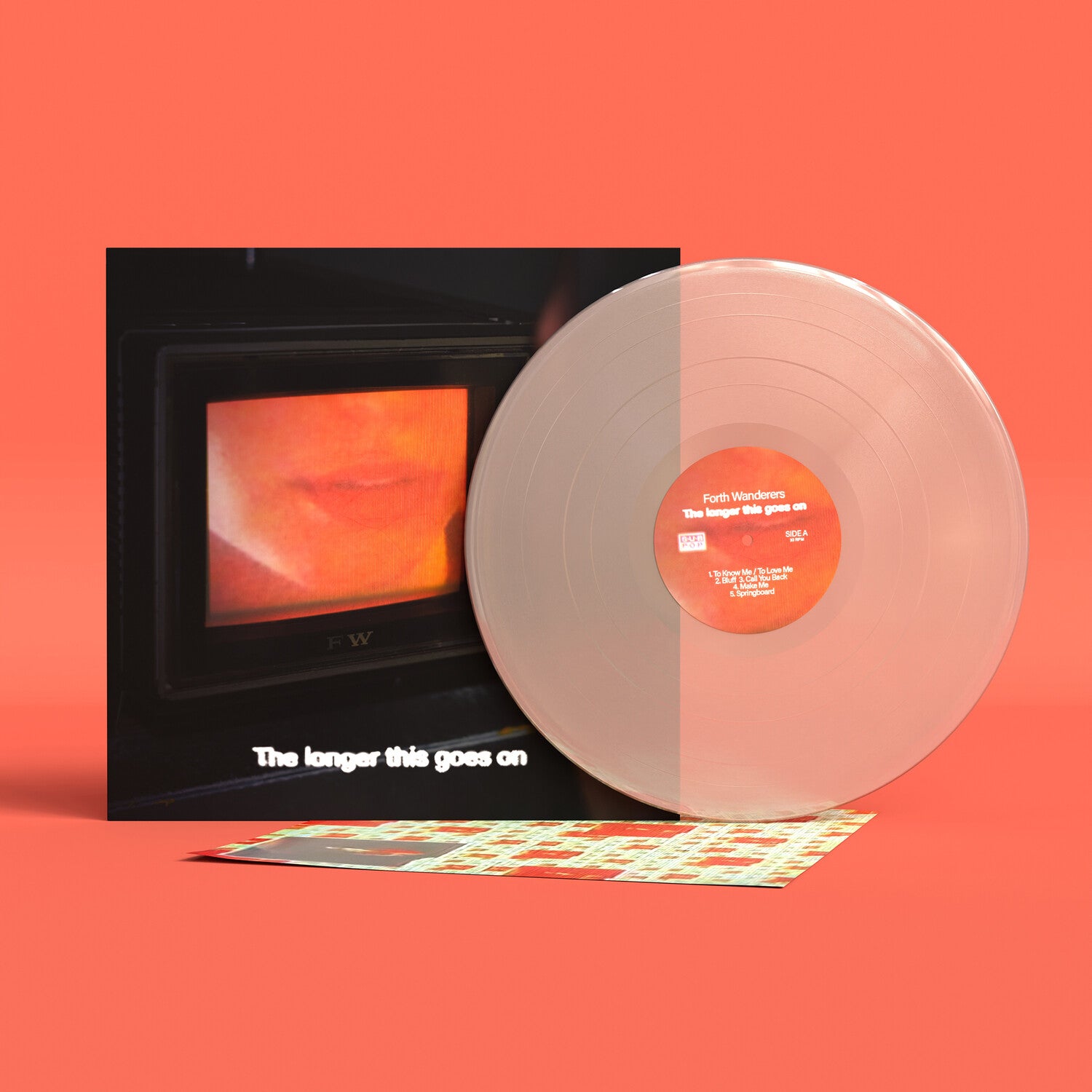 Forth Wanderers - The Longer This Goes on - Milky Clear (White Vinyl)
