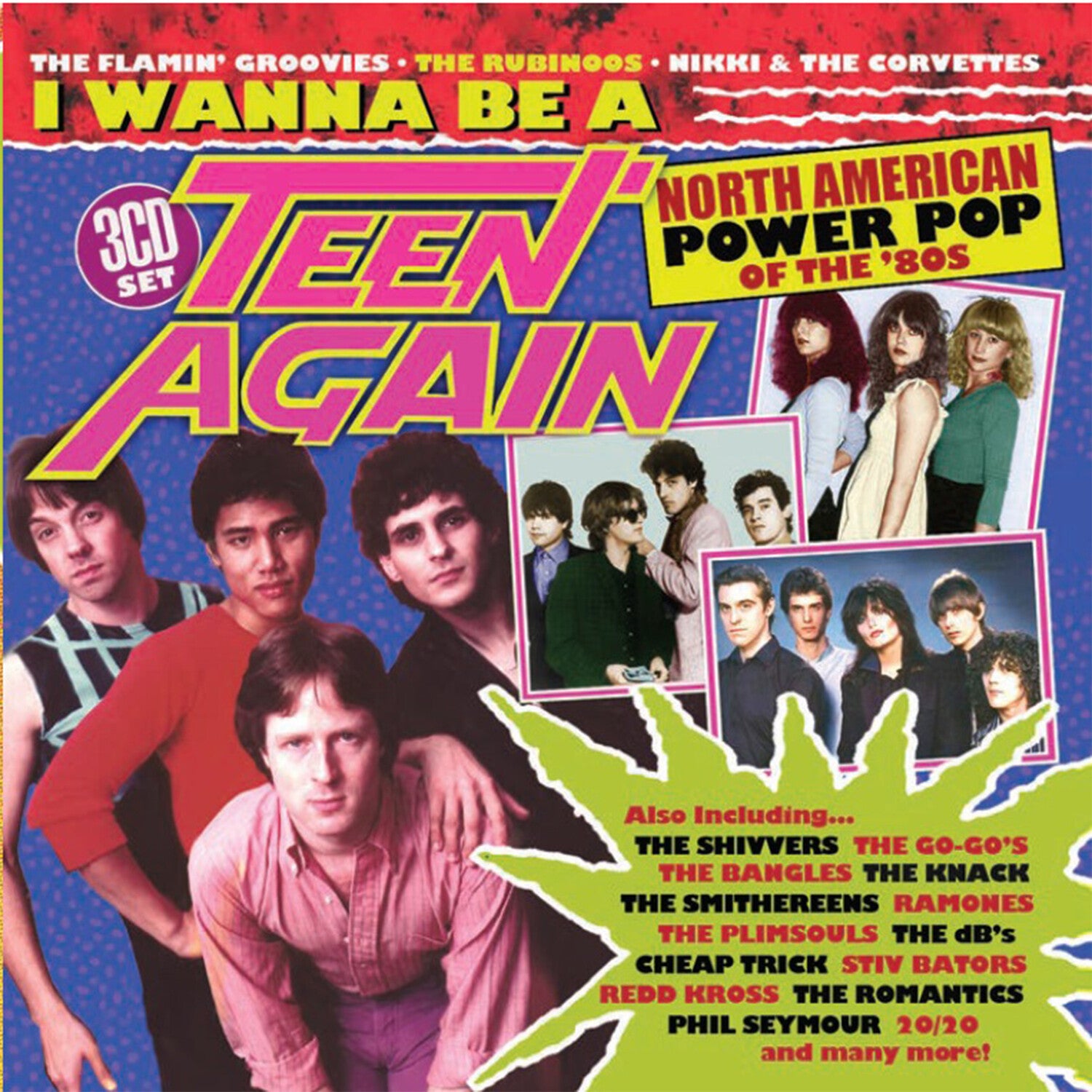 I Wanna Be a Teen Again: American Power Pop 80-89 - I Wanna Be A Teen Again: American Power Pop 1980-1989 3xCD
