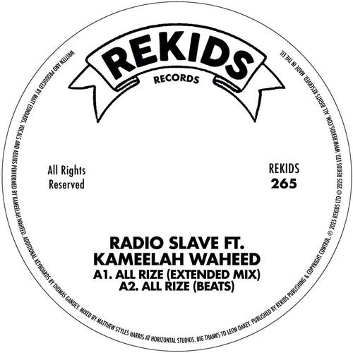 Radio Slave - ALL RIZE