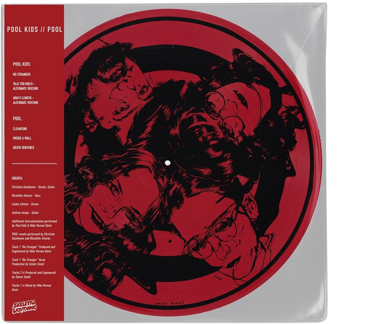 Pool Kids // Pool - Transparent Red (Red Vinyl)